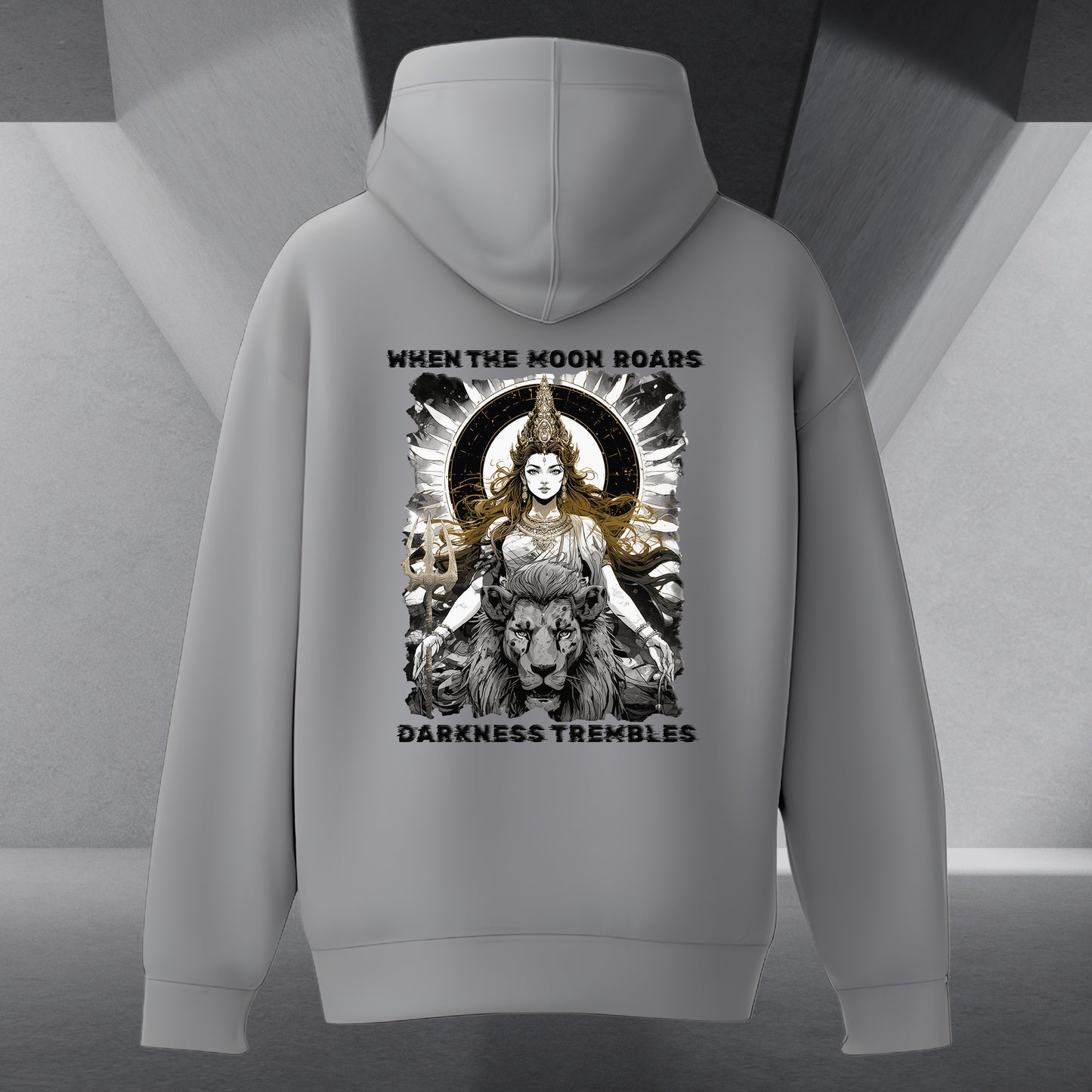 The Cosmic Nine - Lunar Fury Hoodie Back Print