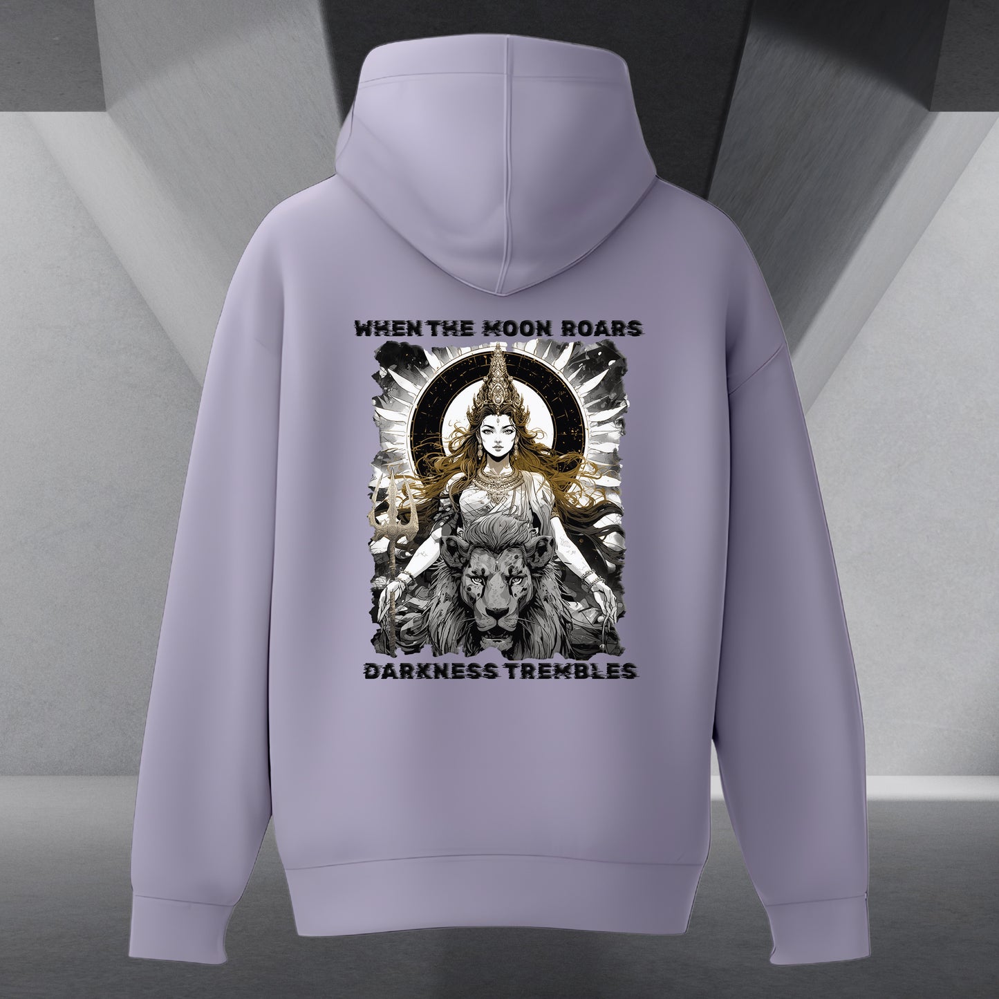The Cosmic Nine - Lunar Fury Hoodie Back Print