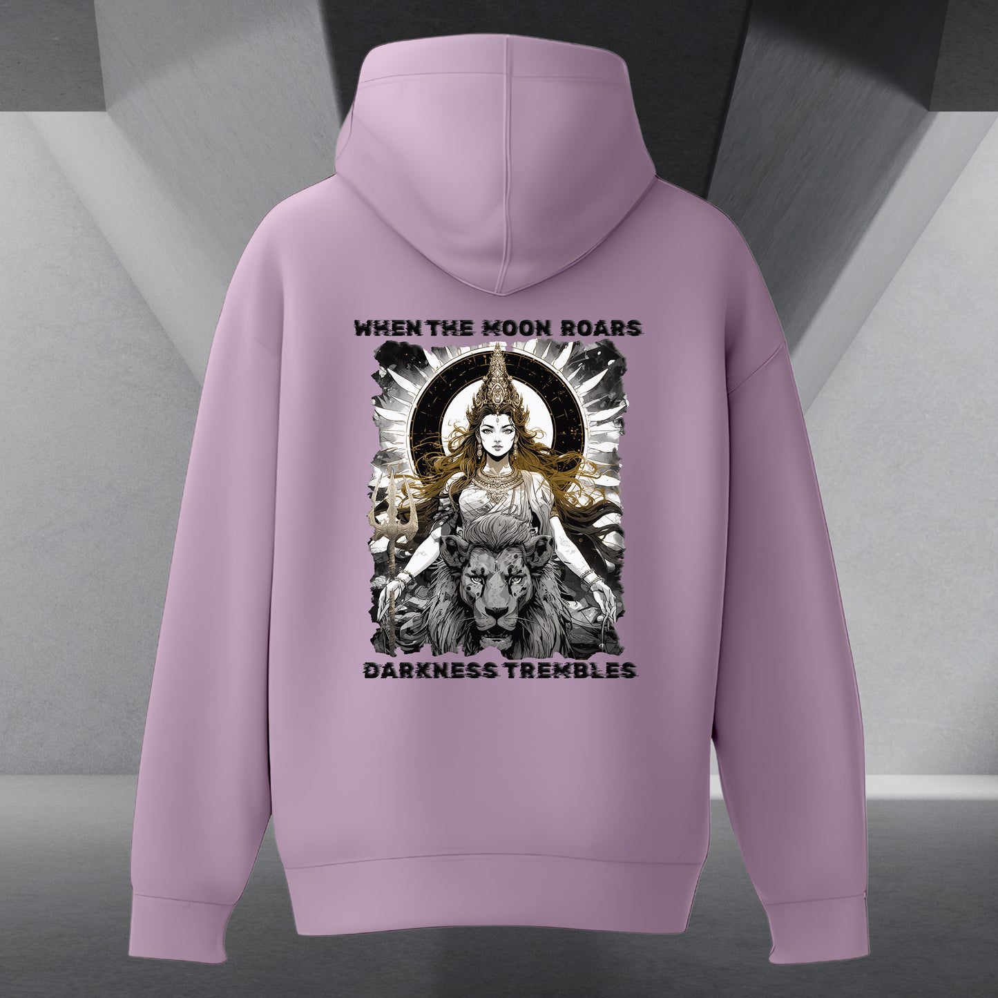 The Cosmic Nine - Lunar Fury Hoodie Back Print