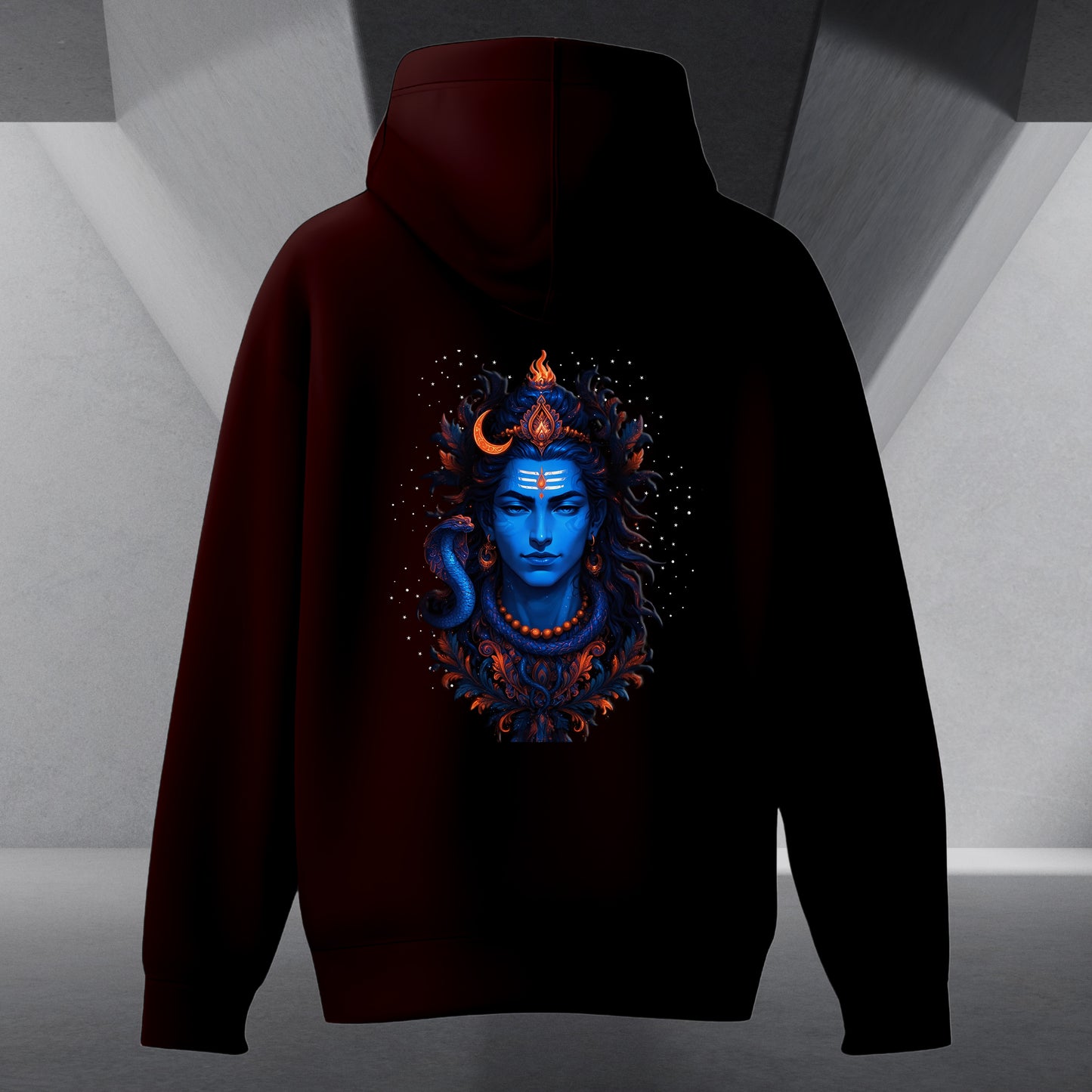 The Māhādev Collection - Omkareshwar I Hoodie Back Print