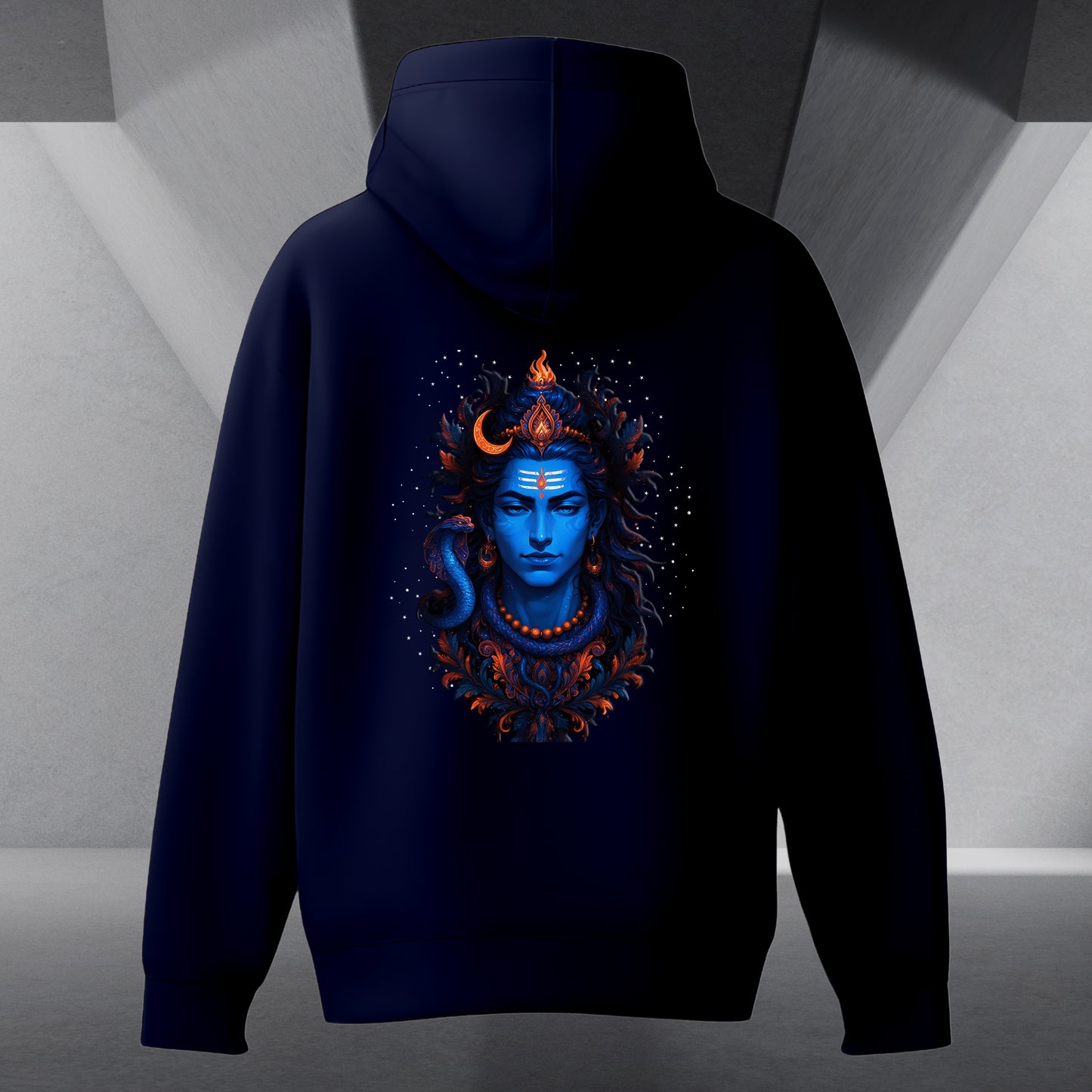 The Māhādev Collection - Omkareshwar I Hoodie Back Print