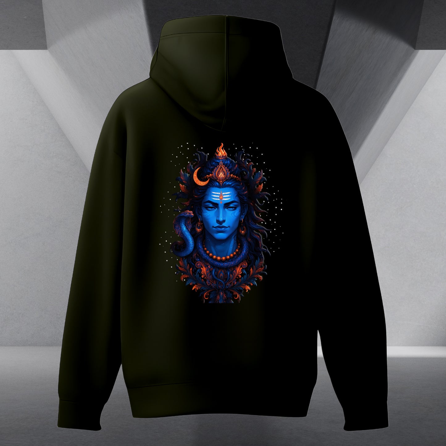 The Māhādev Collection - Omkareshwar I Hoodie Back Print