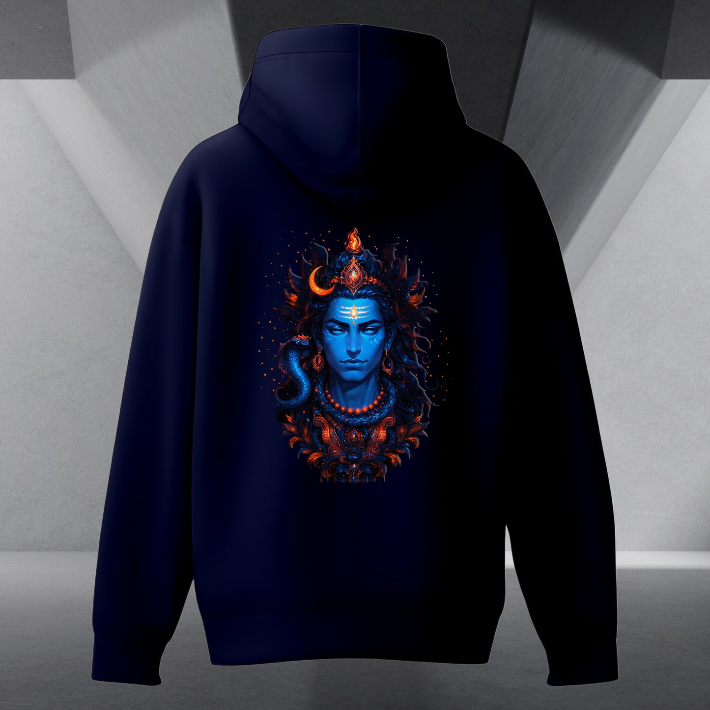 The Māhādev Collection - Omkareshwar II Hoodie Back Print