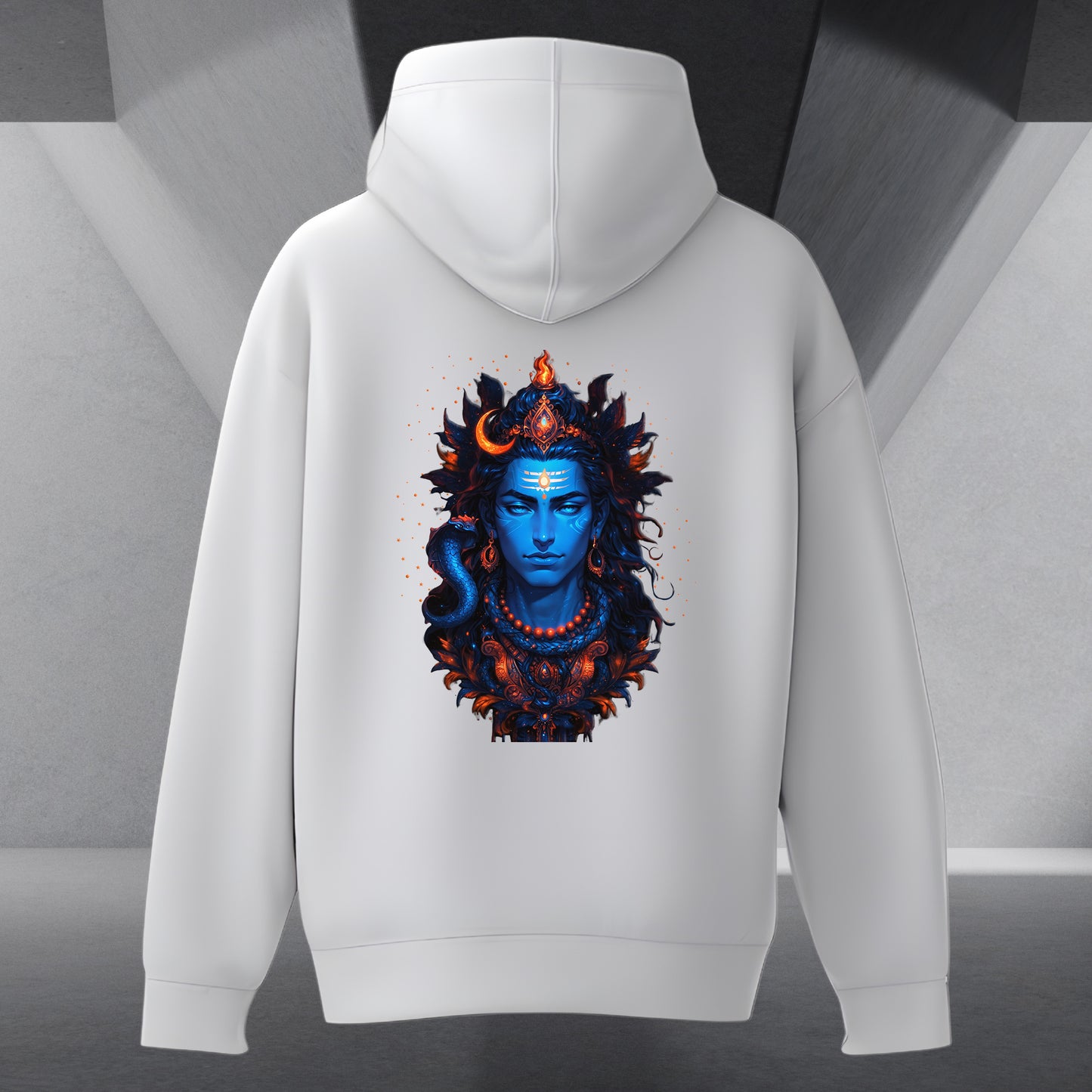 The Māhādev Collection - Omkareshwar II Hoodie Back Print