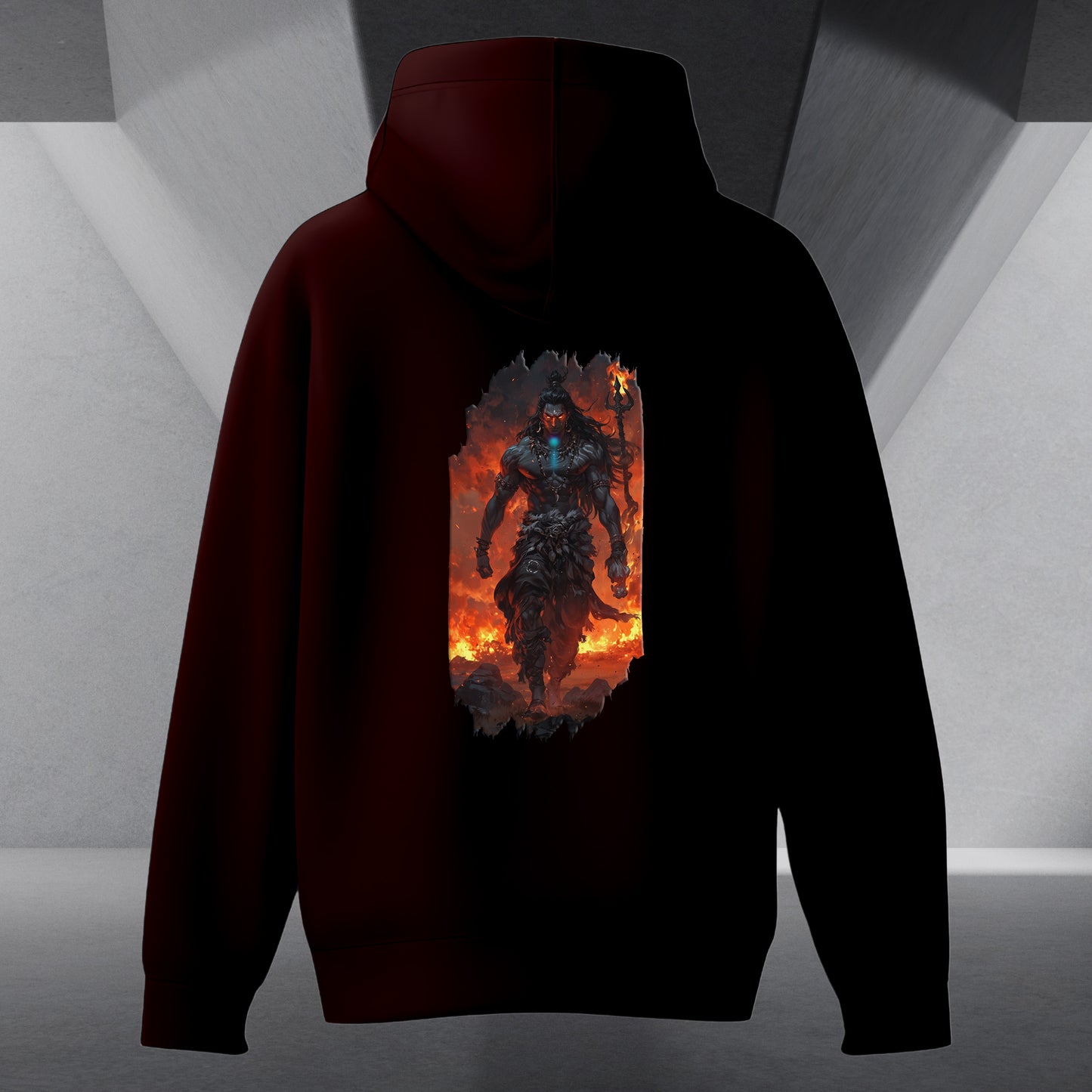The Māhādev Collection - Rudra II Hoodie Back Print