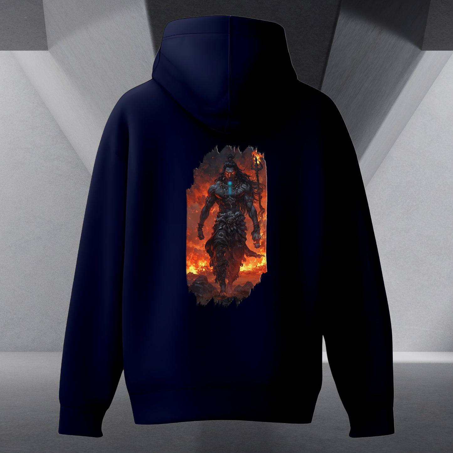 The Māhādev Collection - Rudra II Hoodie Back Print