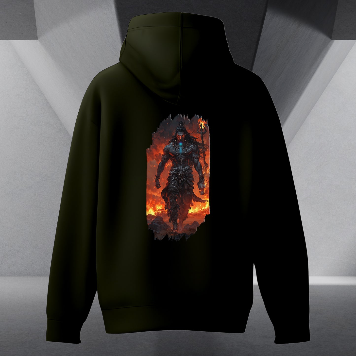 The Māhādev Collection - Rudra II Hoodie Back Print
