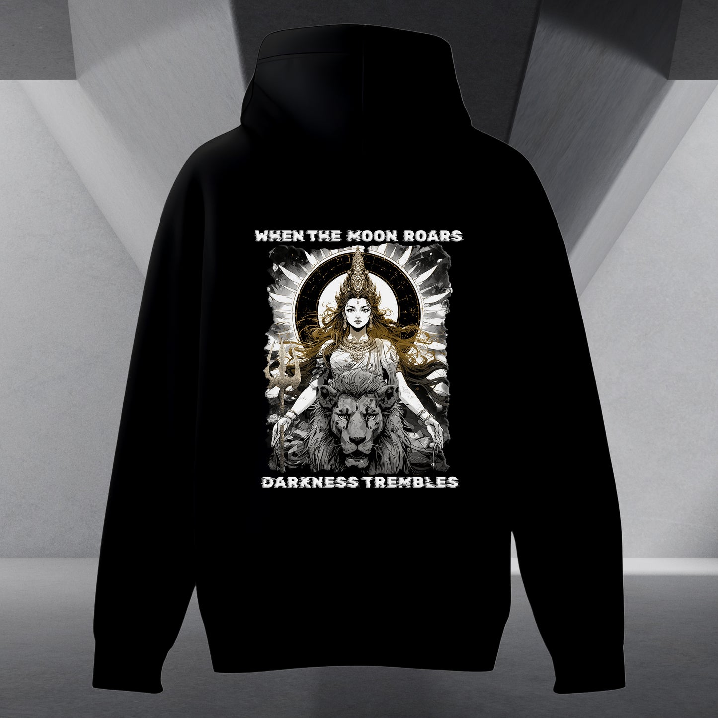 The Cosmic Nine - Lunar Fury Hoodie Back Print