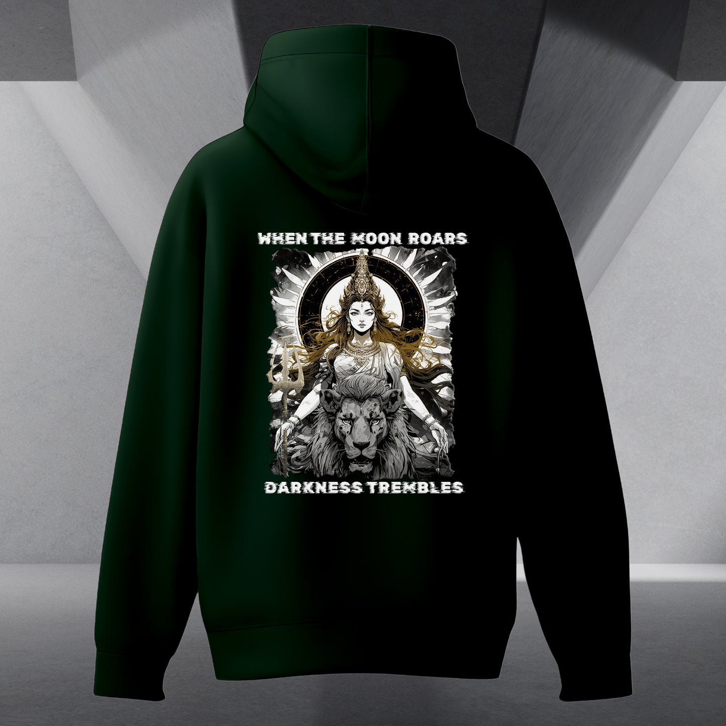 The Cosmic Nine - Lunar Fury Hoodie Back Print
