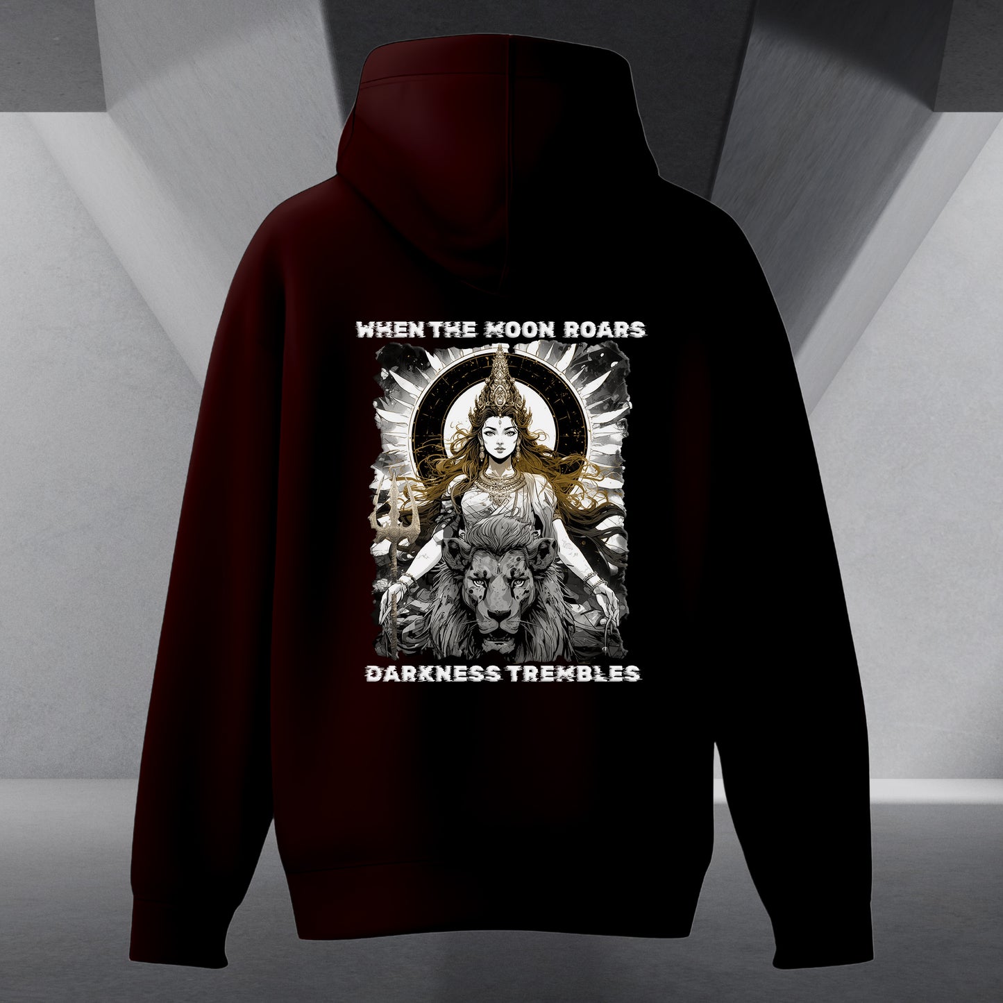 The Cosmic Nine - Lunar Fury Hoodie Back Print