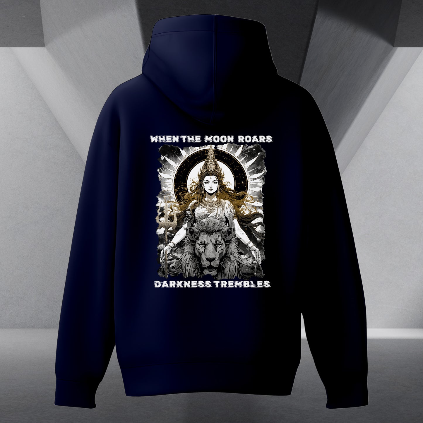 The Cosmic Nine - Lunar Fury Hoodie Back Print