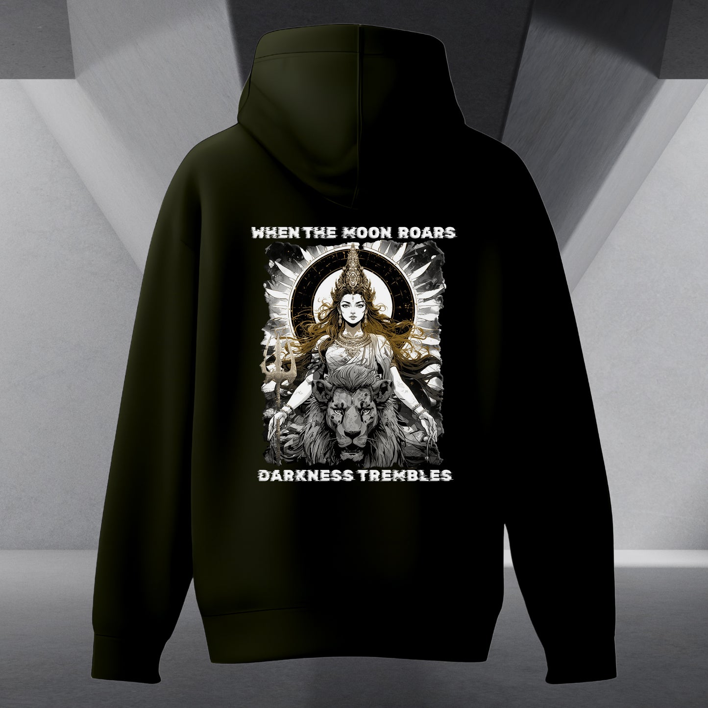 The Cosmic Nine - Lunar Fury Hoodie Back Print
