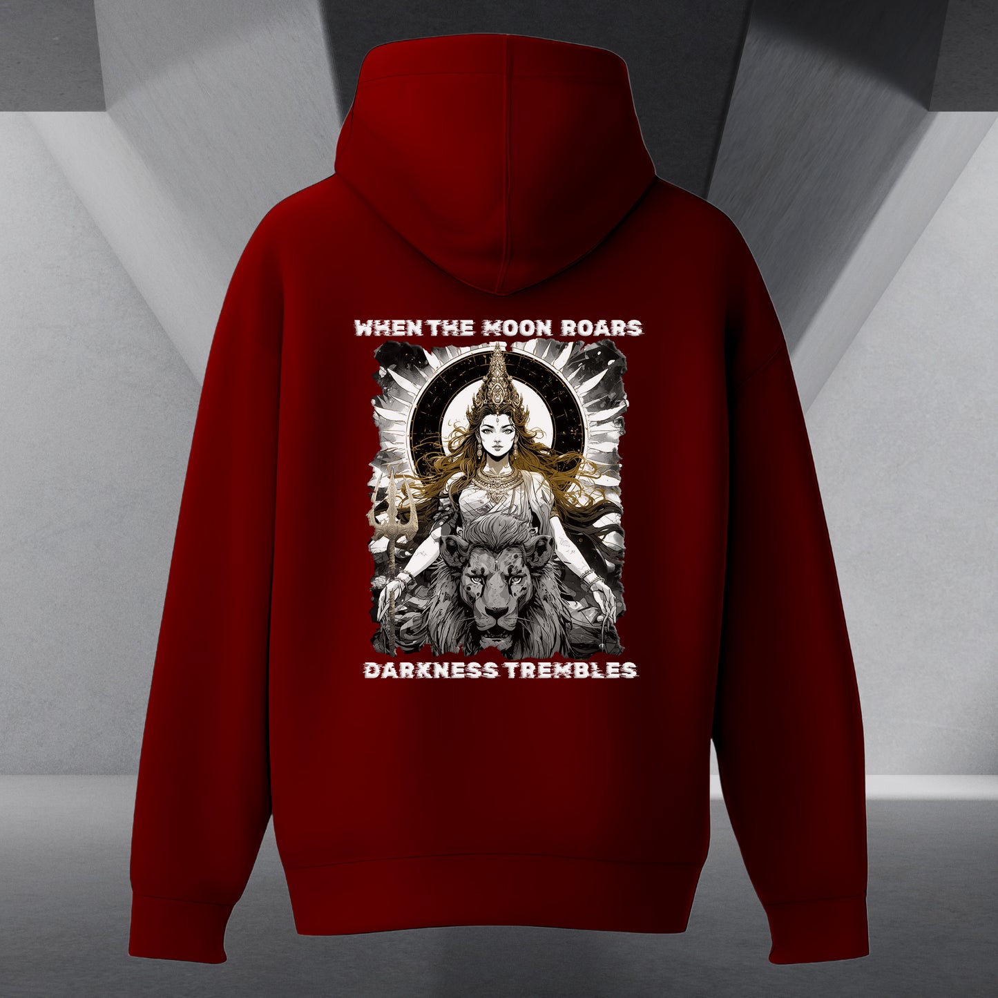 The Cosmic Nine - Lunar Fury Hoodie Back Print
