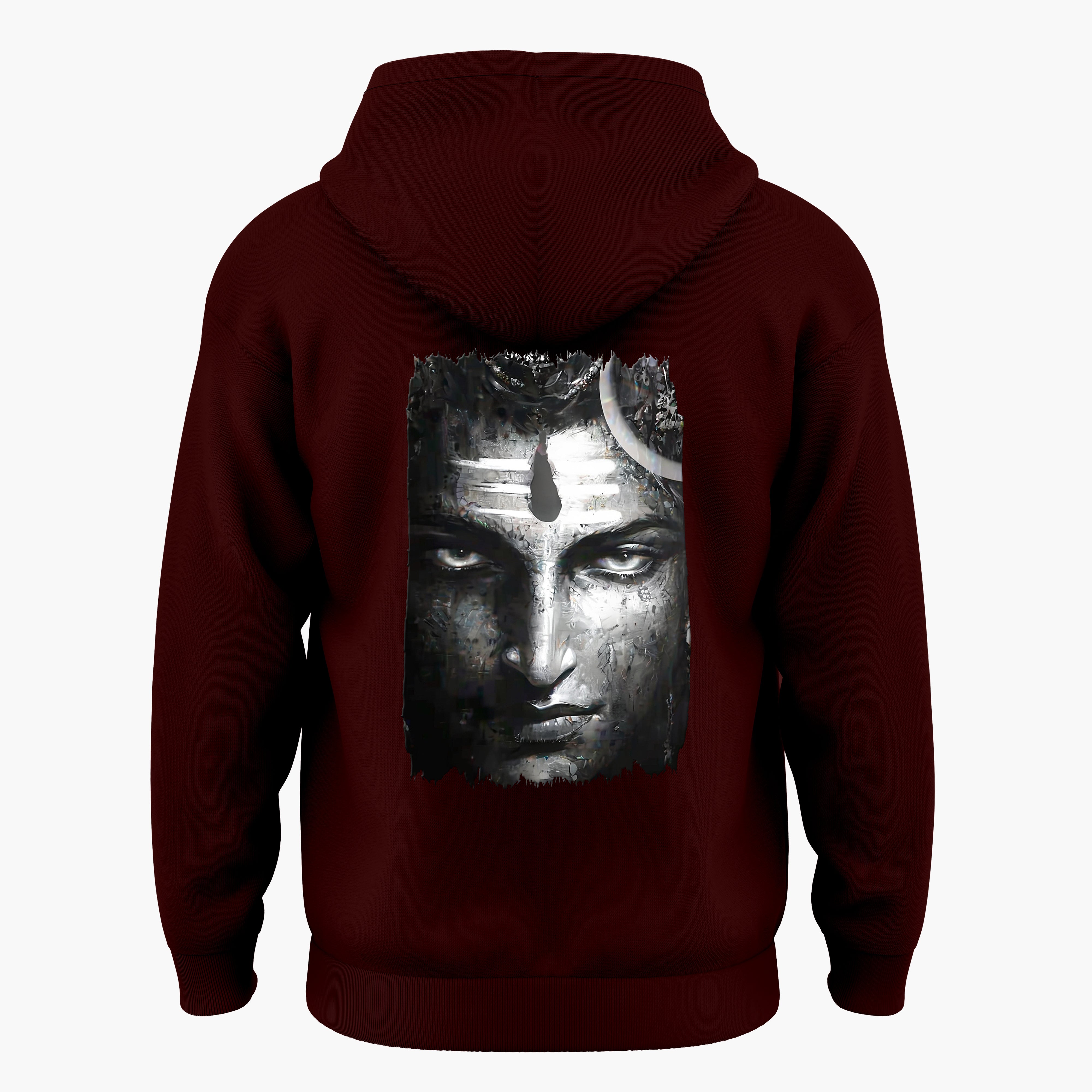 The Māhādev Collection - Bholenath II Hoodie Back Print