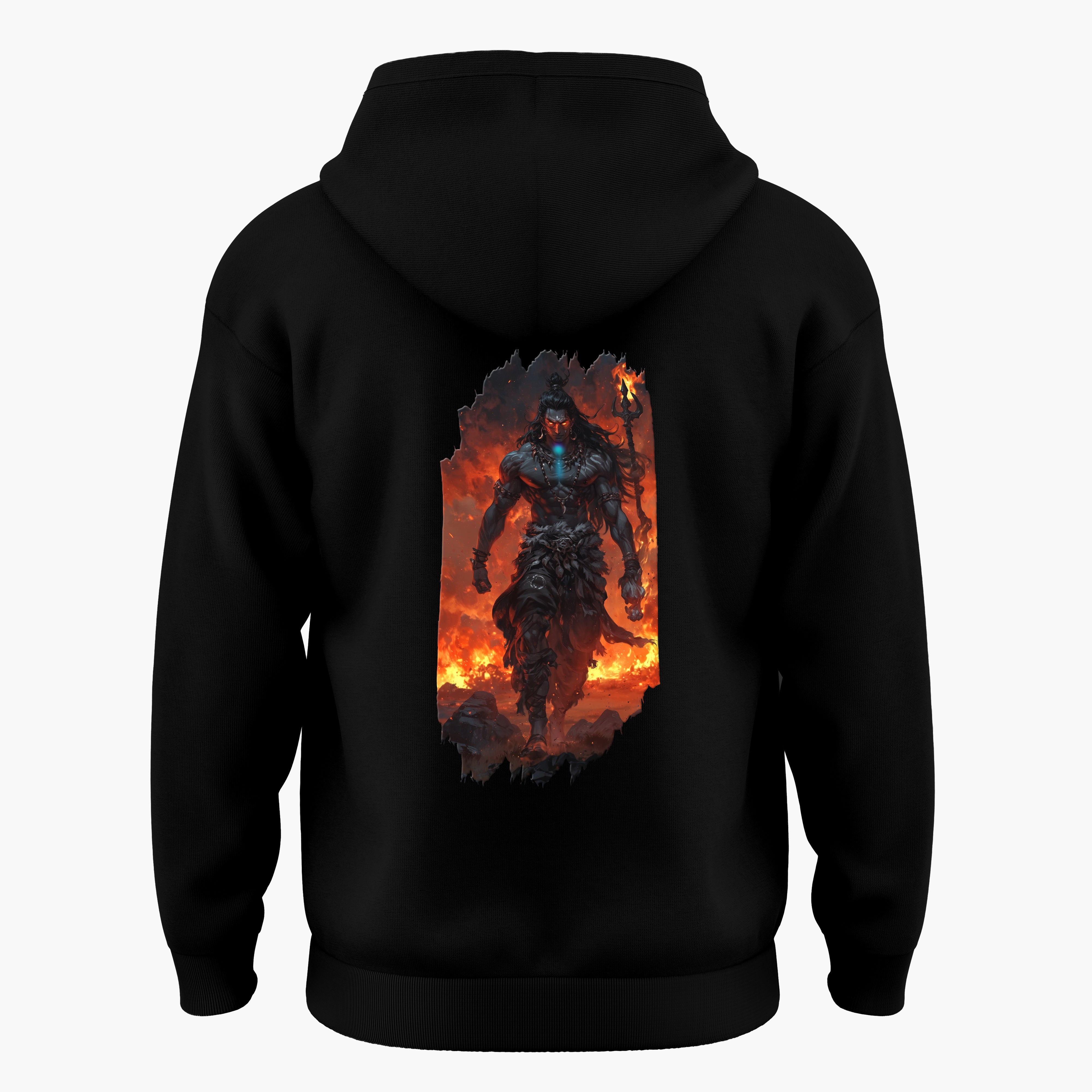 The Māhādev Collection - Rudra II Hoodie Back Print