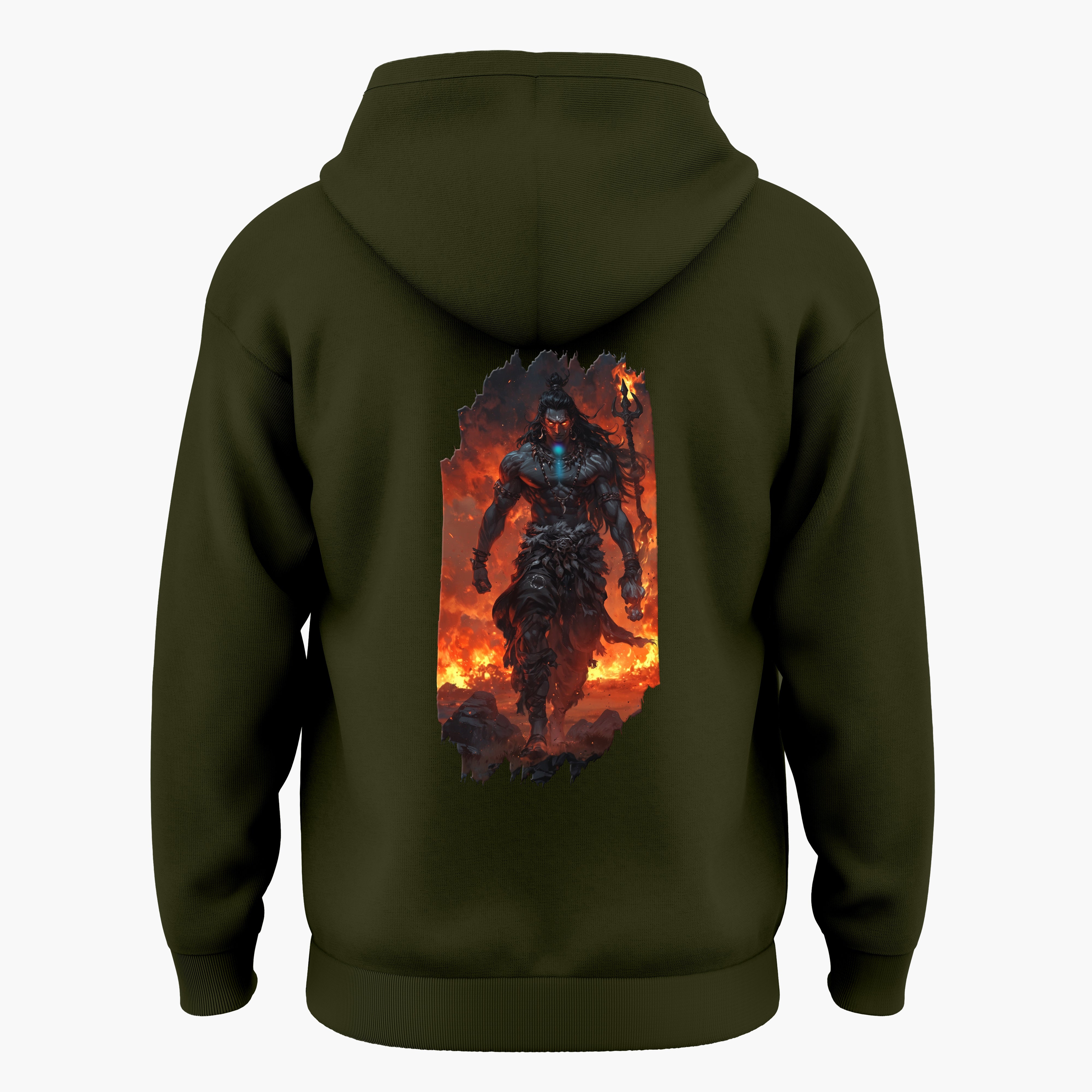 The Māhādev Collection - Rudra II Hoodie Back Print