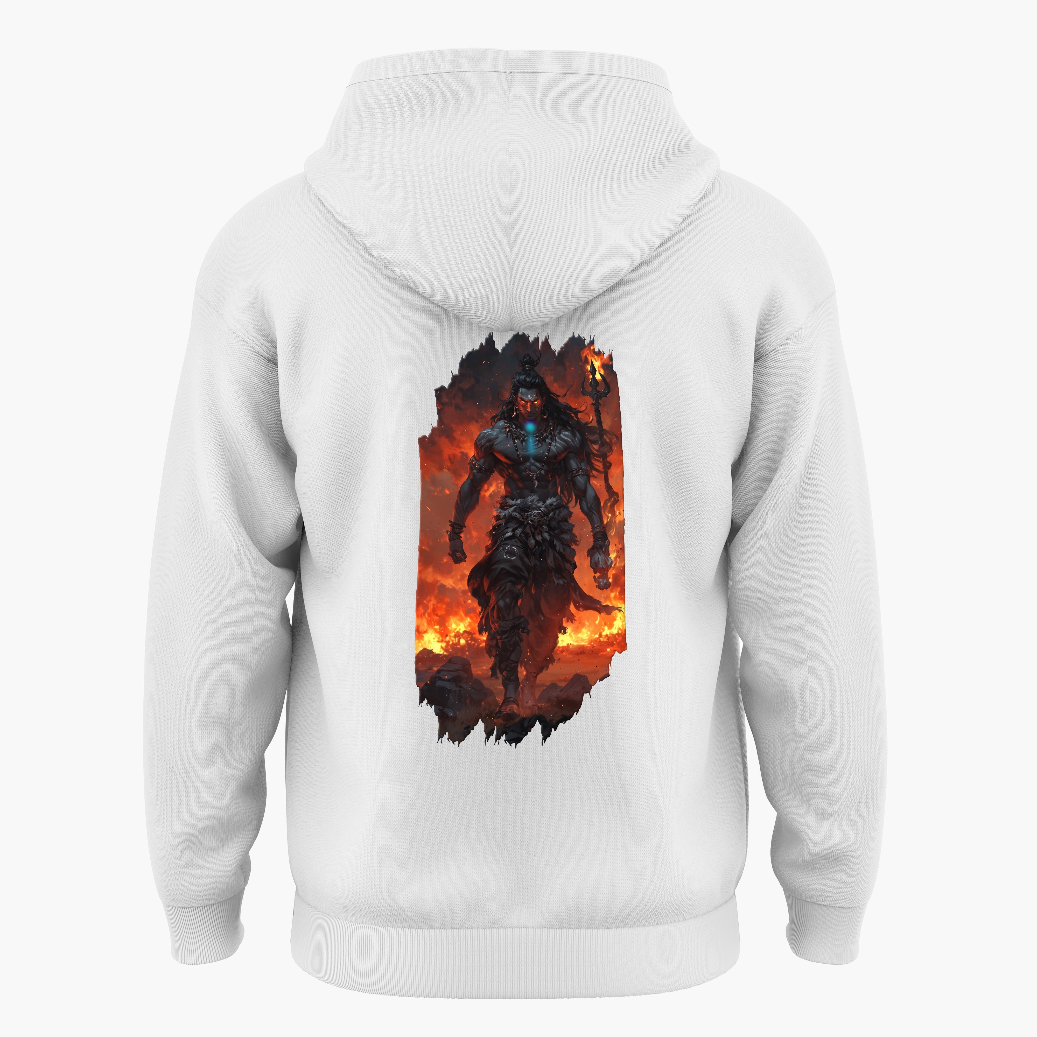 The Māhādev Collection - Rudra II Hoodie Back Print