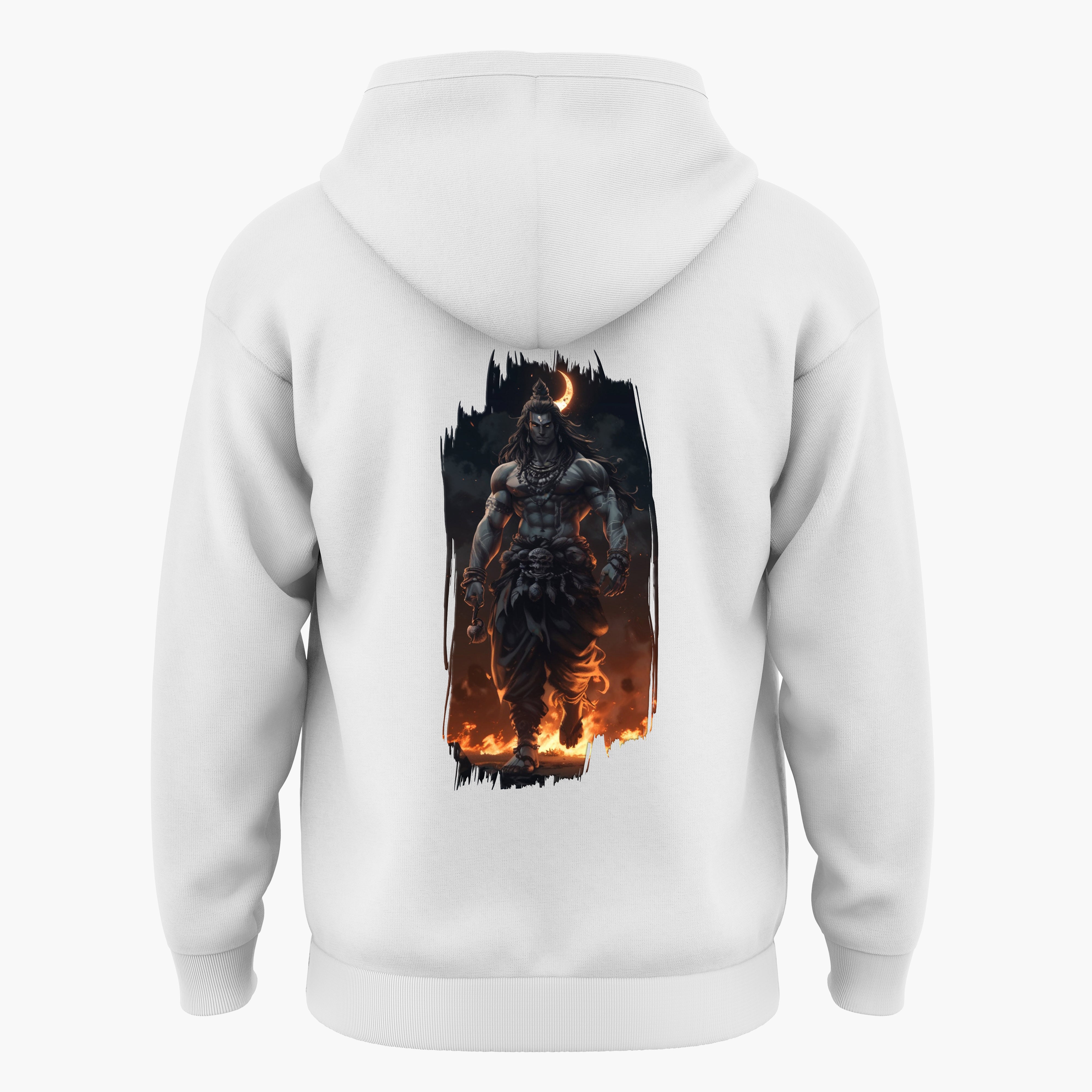 The Māhādev Collection - Bhairav I Hoodie Back Print
