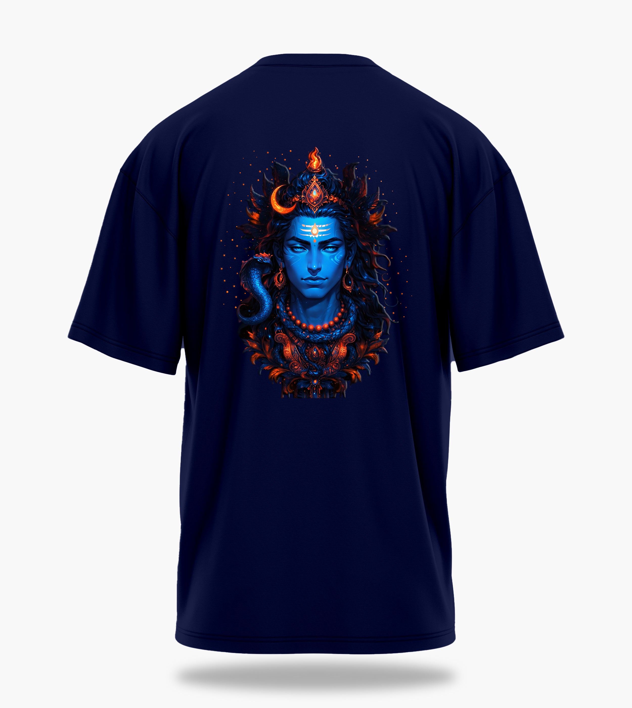 The Māhādev Collection - Omkareshwar II Oversized Back Print
