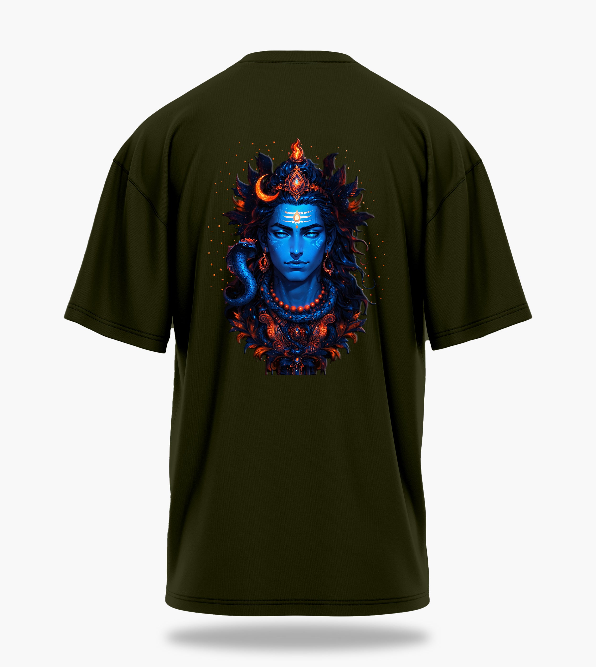 The Māhādev Collection - Omkareshwar II Oversized Back Print