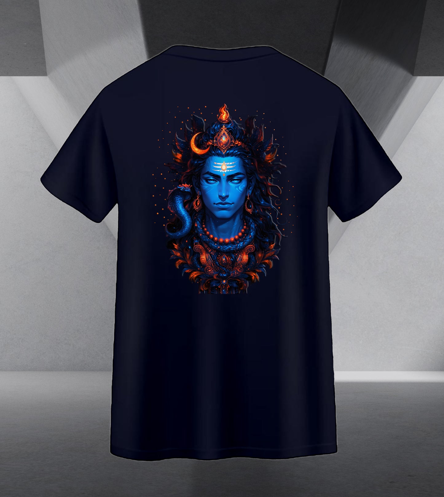 The Māhādev Collection - Omkareshwar II Tee Back Print