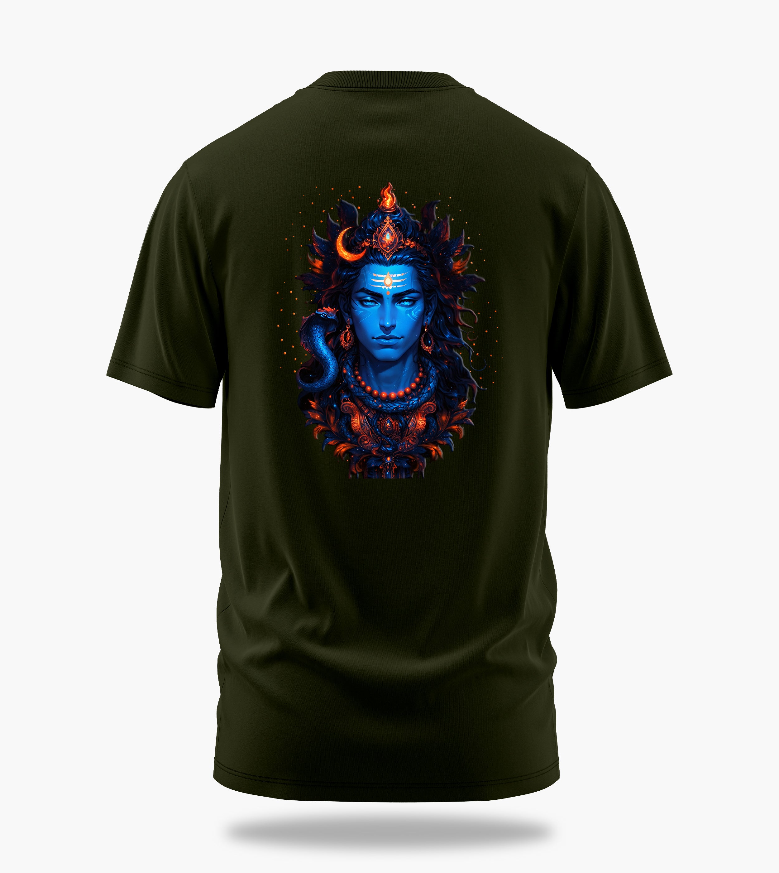 The Māhādev Collection - Omkareshwar II Tee Back Print