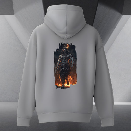 The Māhādev Collection - Bhairav I Hoodie Back Print