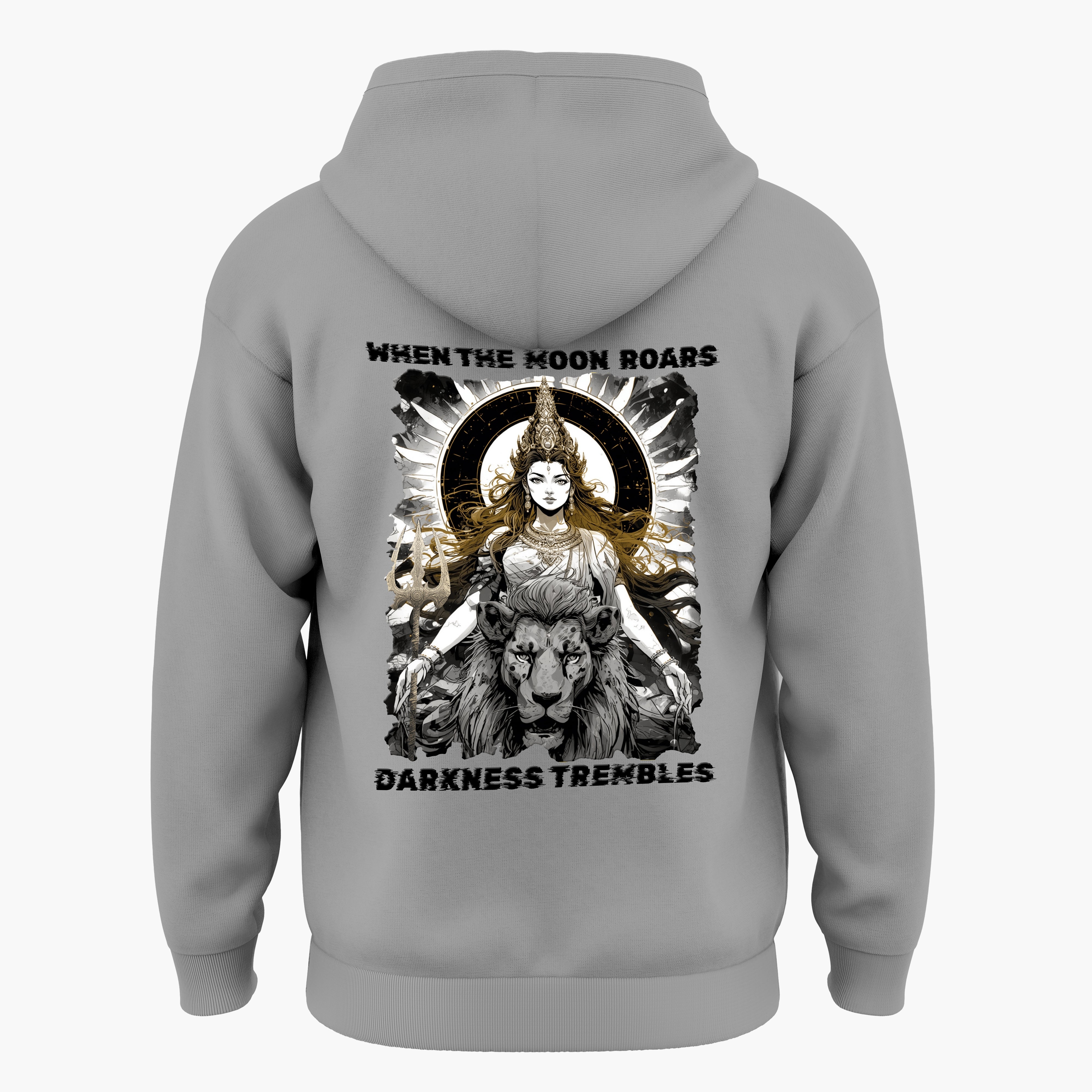 The Cosmic Nine - Lunar Fury Hoodie Back Print