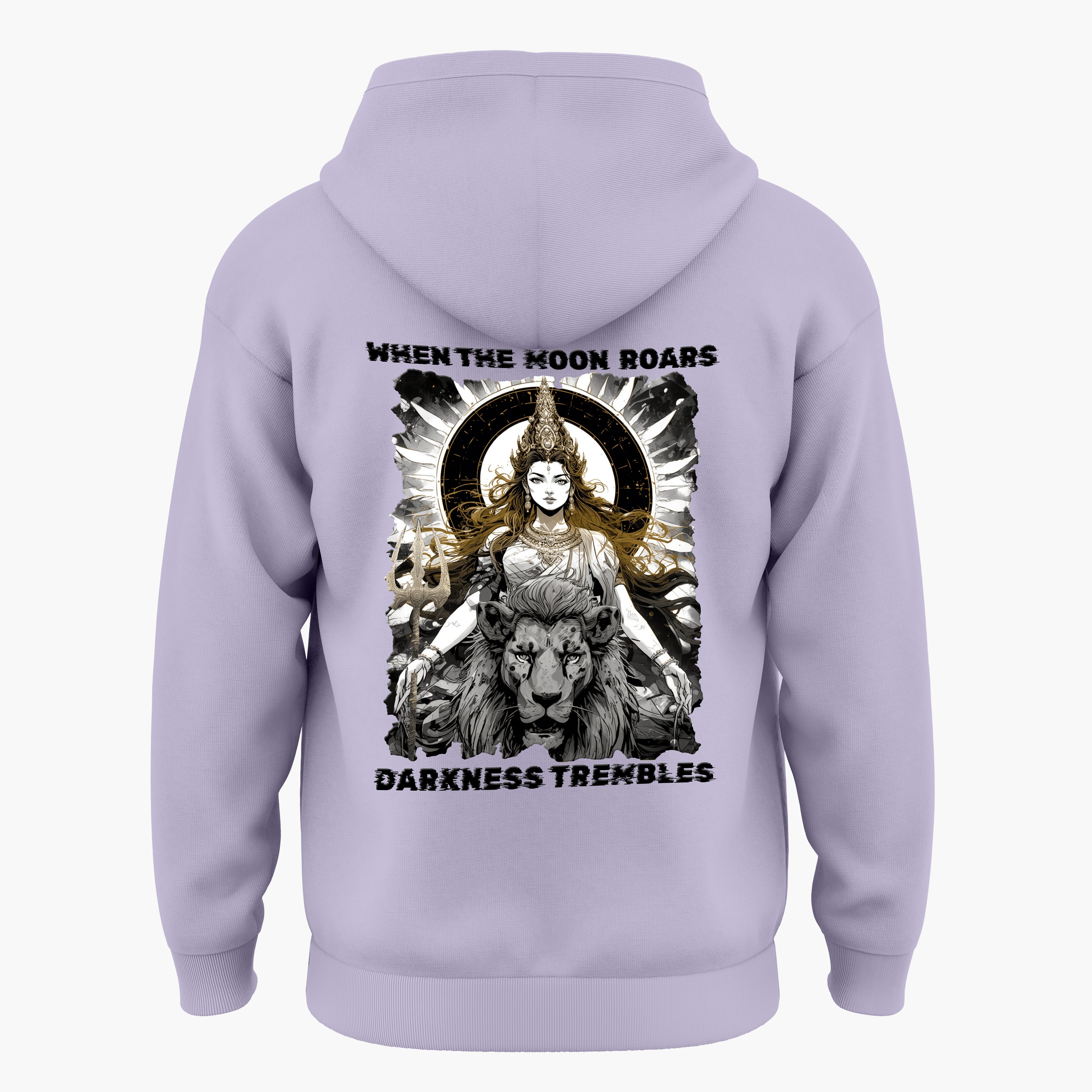 The Cosmic Nine - Lunar Fury Hoodie Back Print