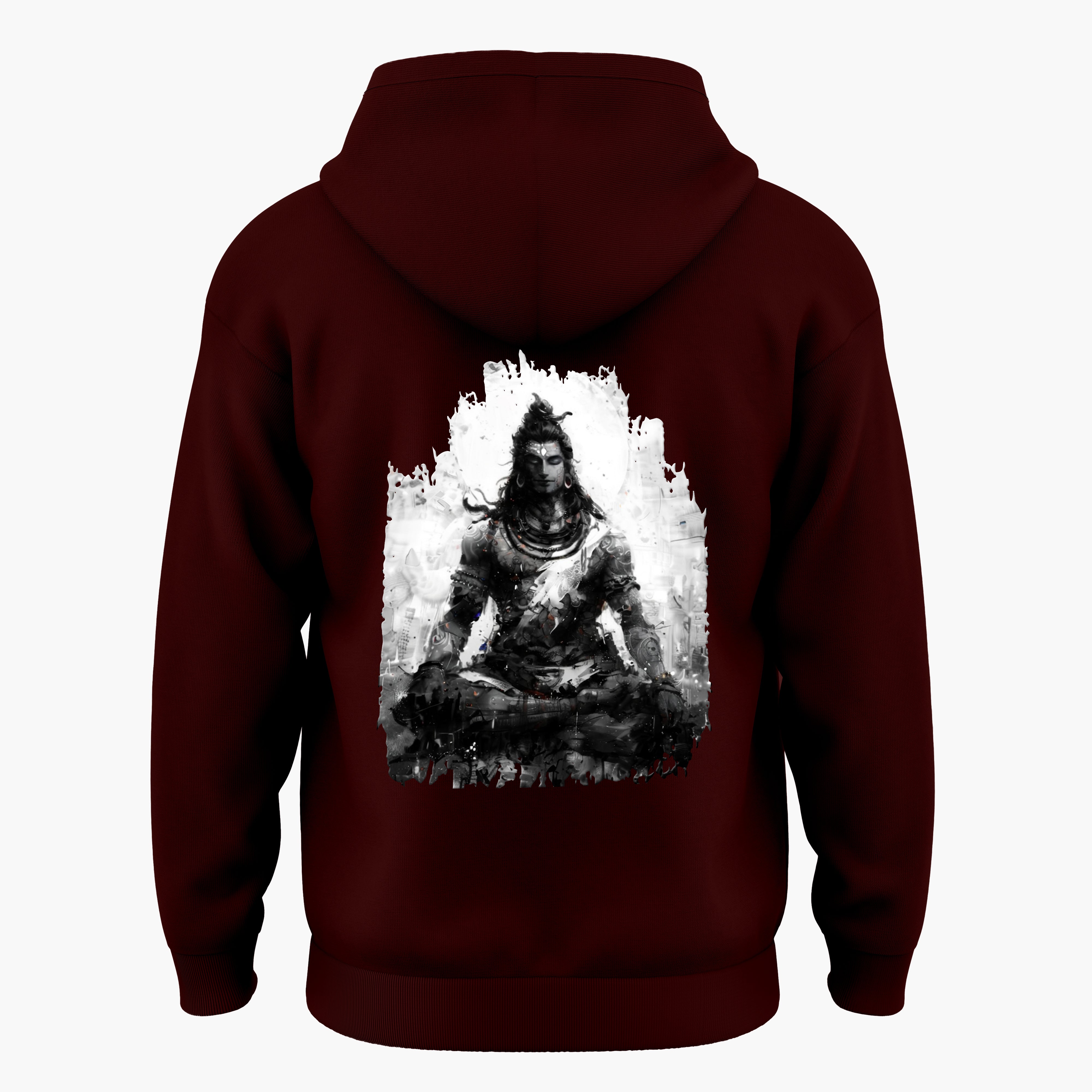 The Māhādev Collection - Bholenath I Hoodie Back Print