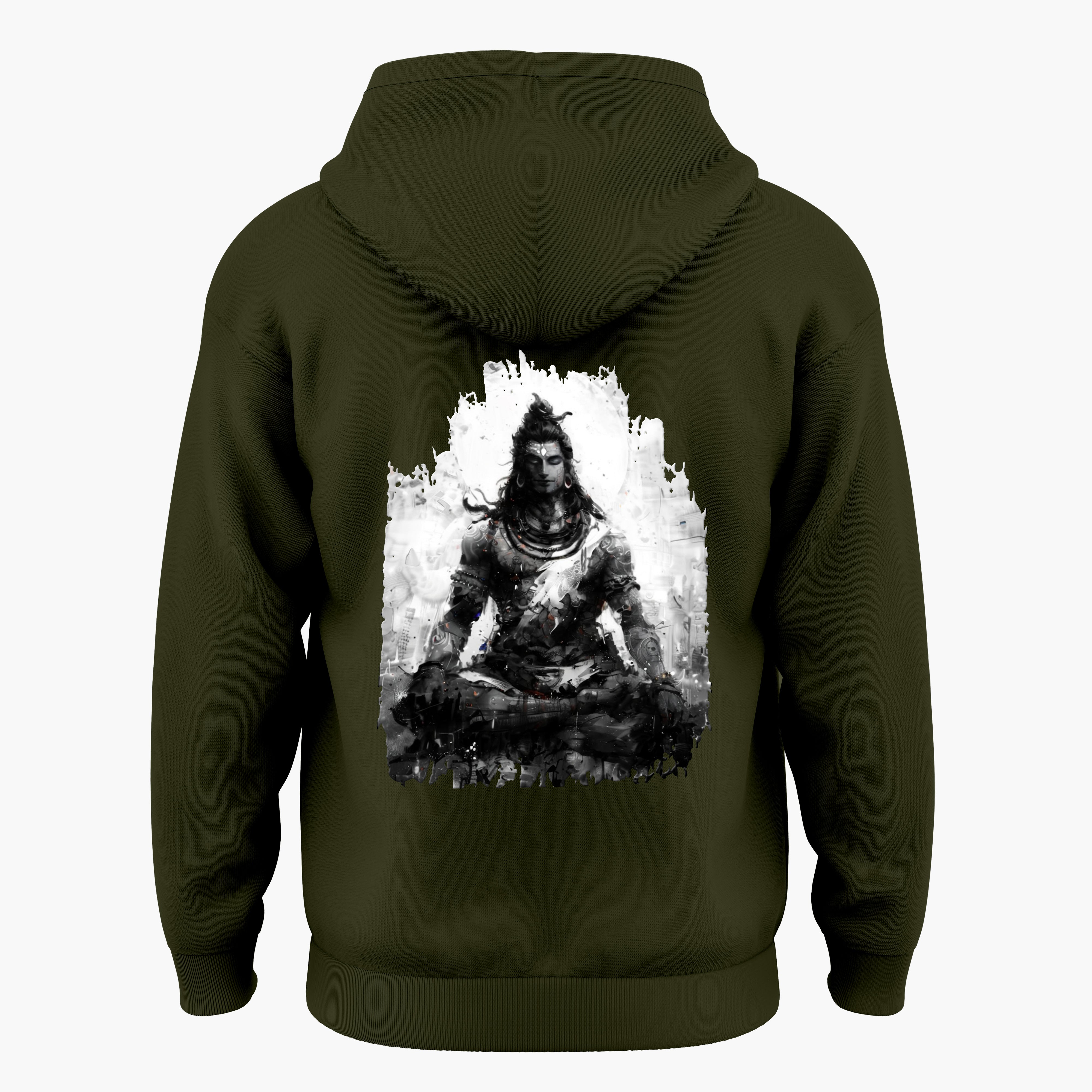 The Māhādev Collection - Bholenath I Hoodie Back Print
