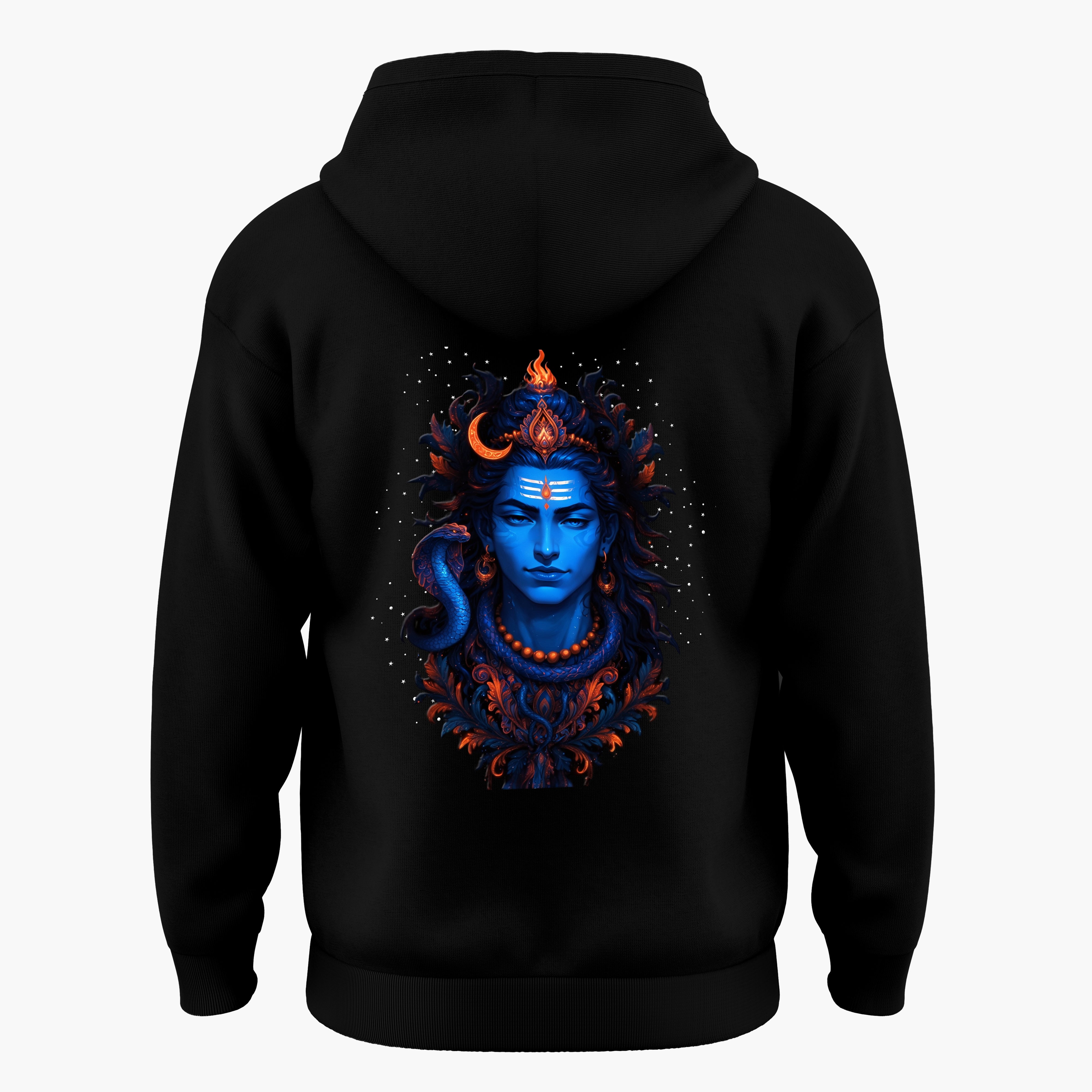 The Māhādev Collection - Omkareshwar I Hoodie Back Print