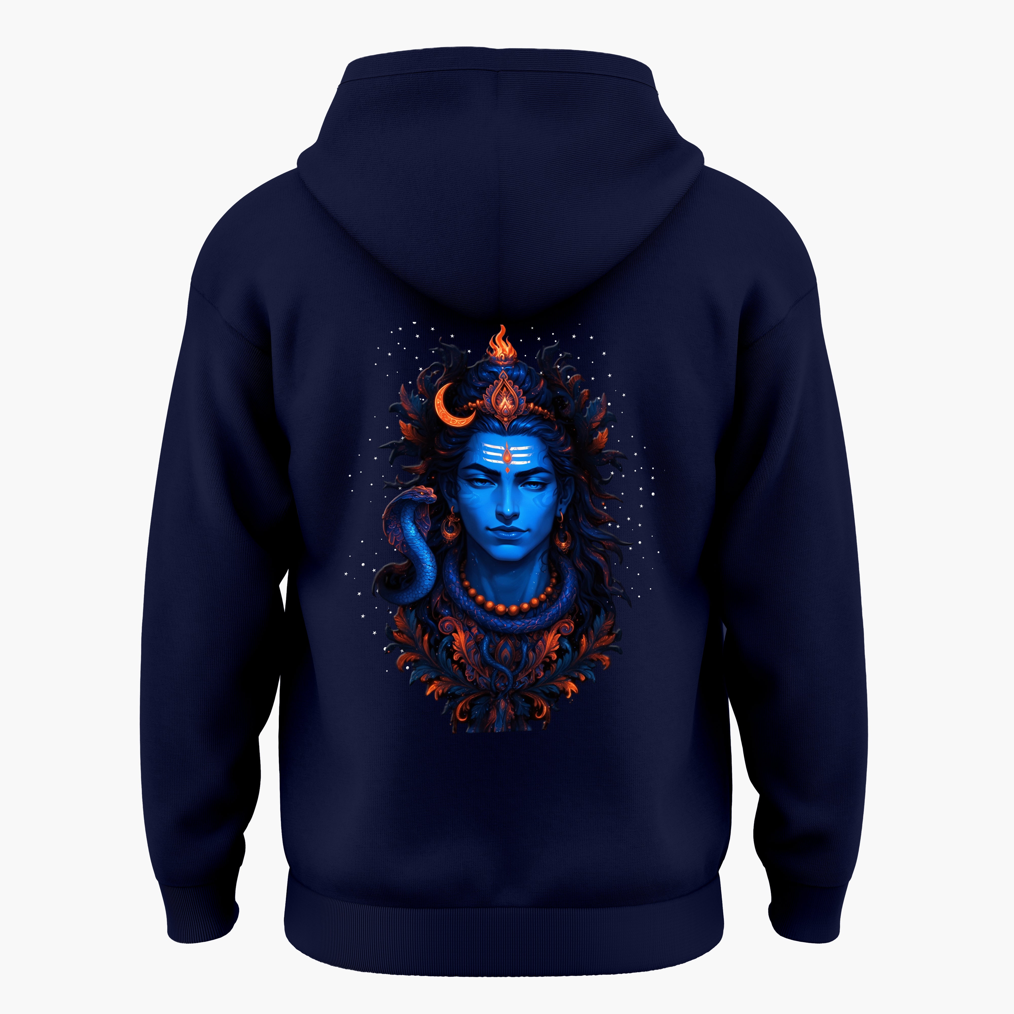 The Māhādev Collection - Omkareshwar I Hoodie Back Print