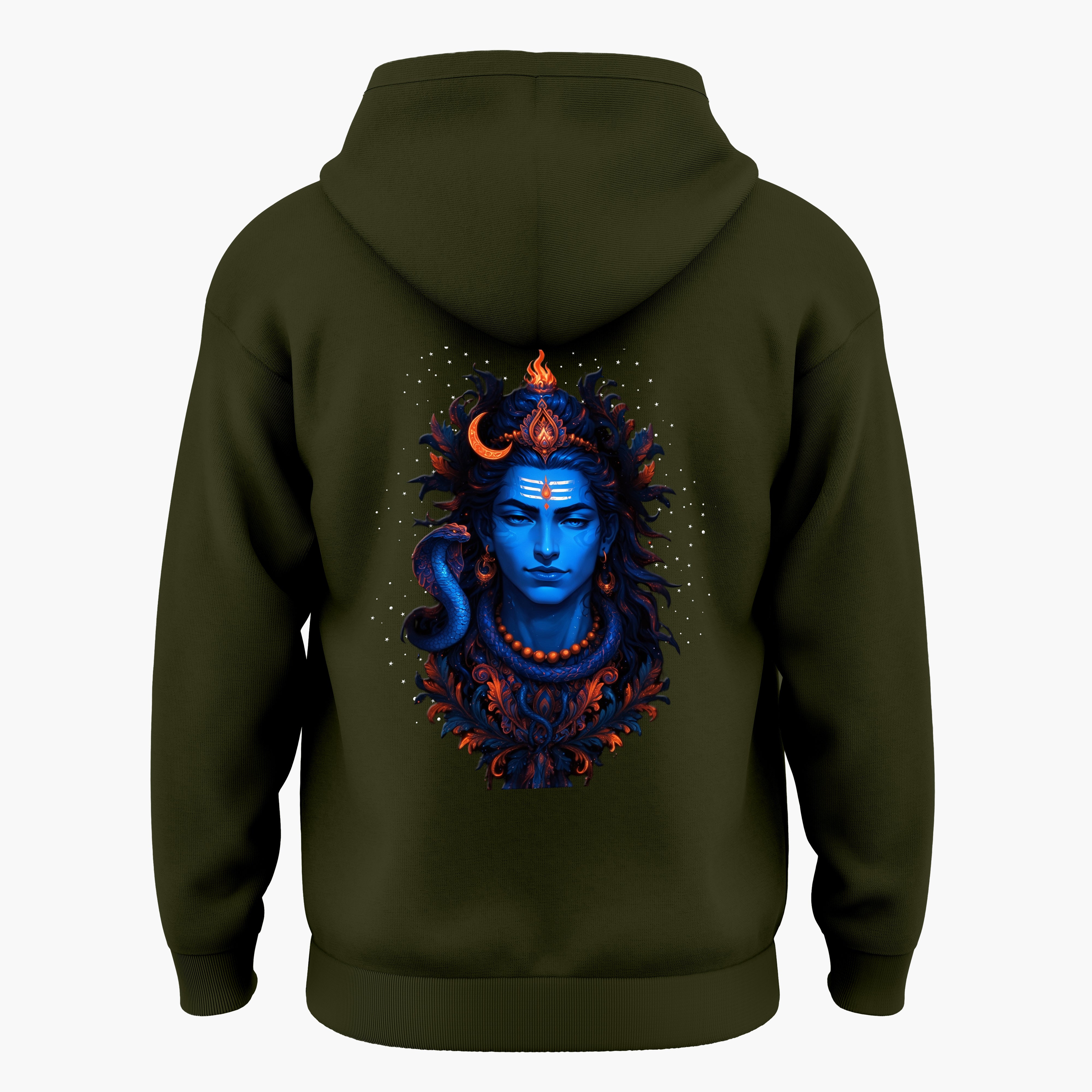 The Māhādev Collection - Omkareshwar I Hoodie Back Print