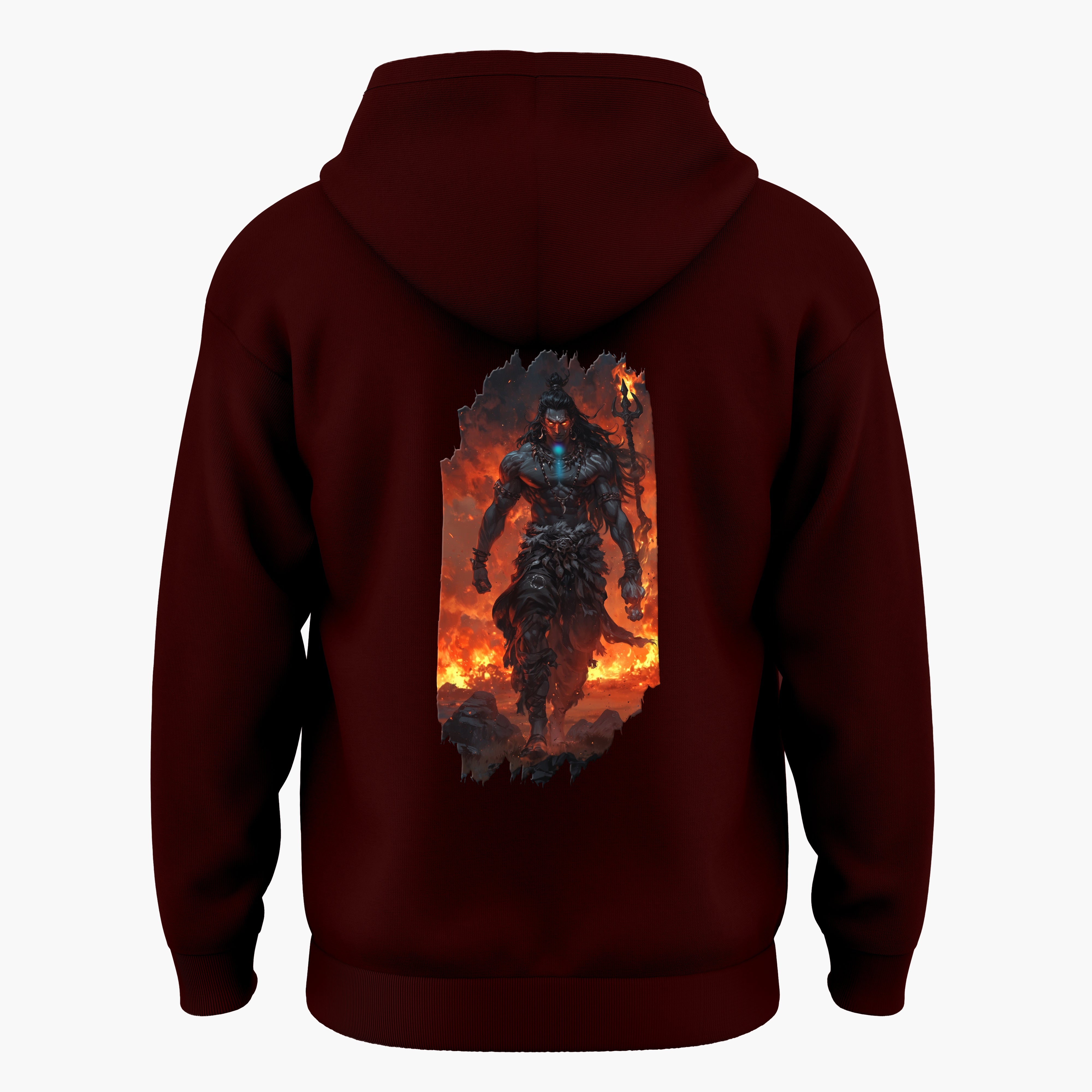 The Māhādev Collection - Rudra II Hoodie Back Print