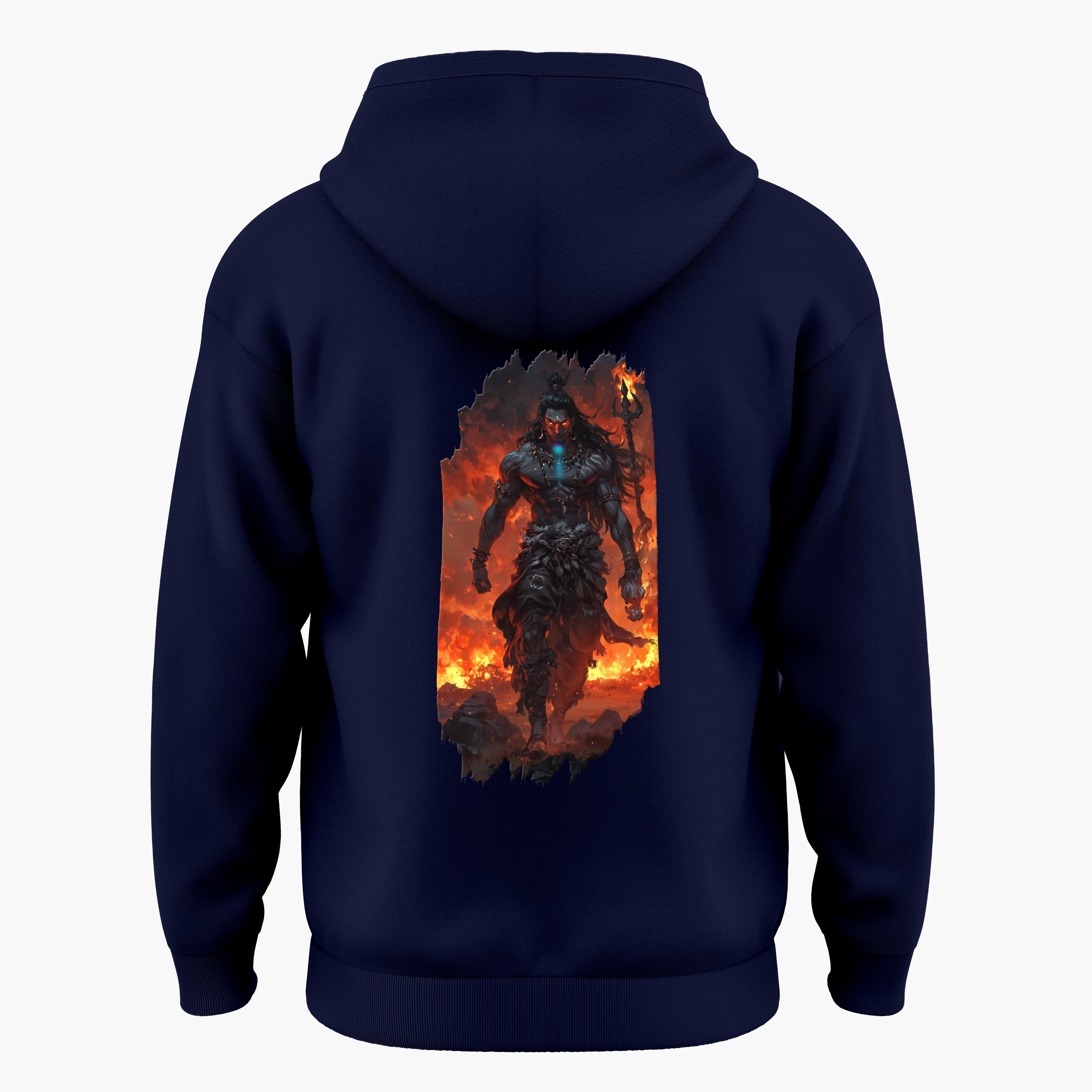 The Māhādev Collection - Rudra II Hoodie Back Print