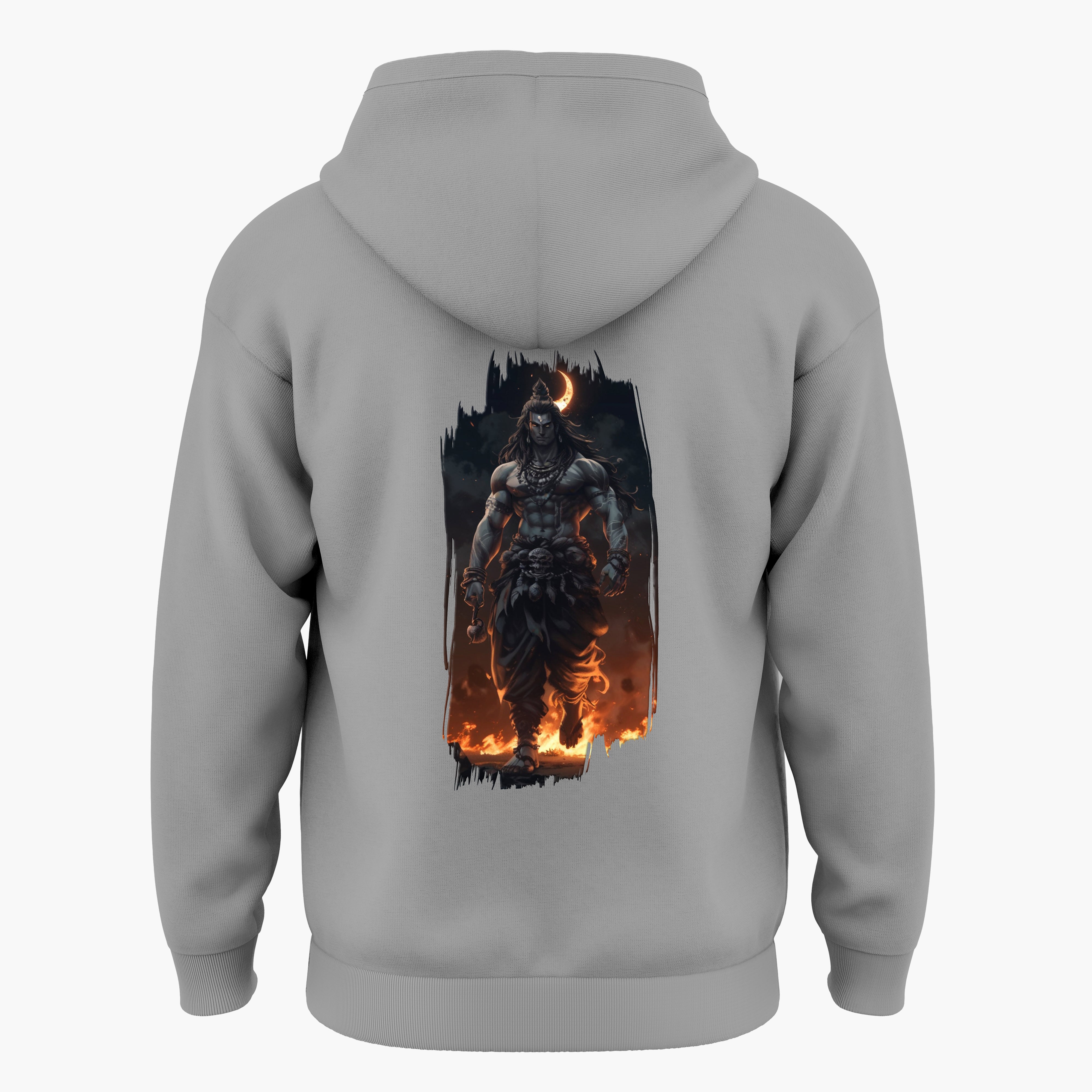 The Māhādev Collection - Bhairav I Hoodie Back Print