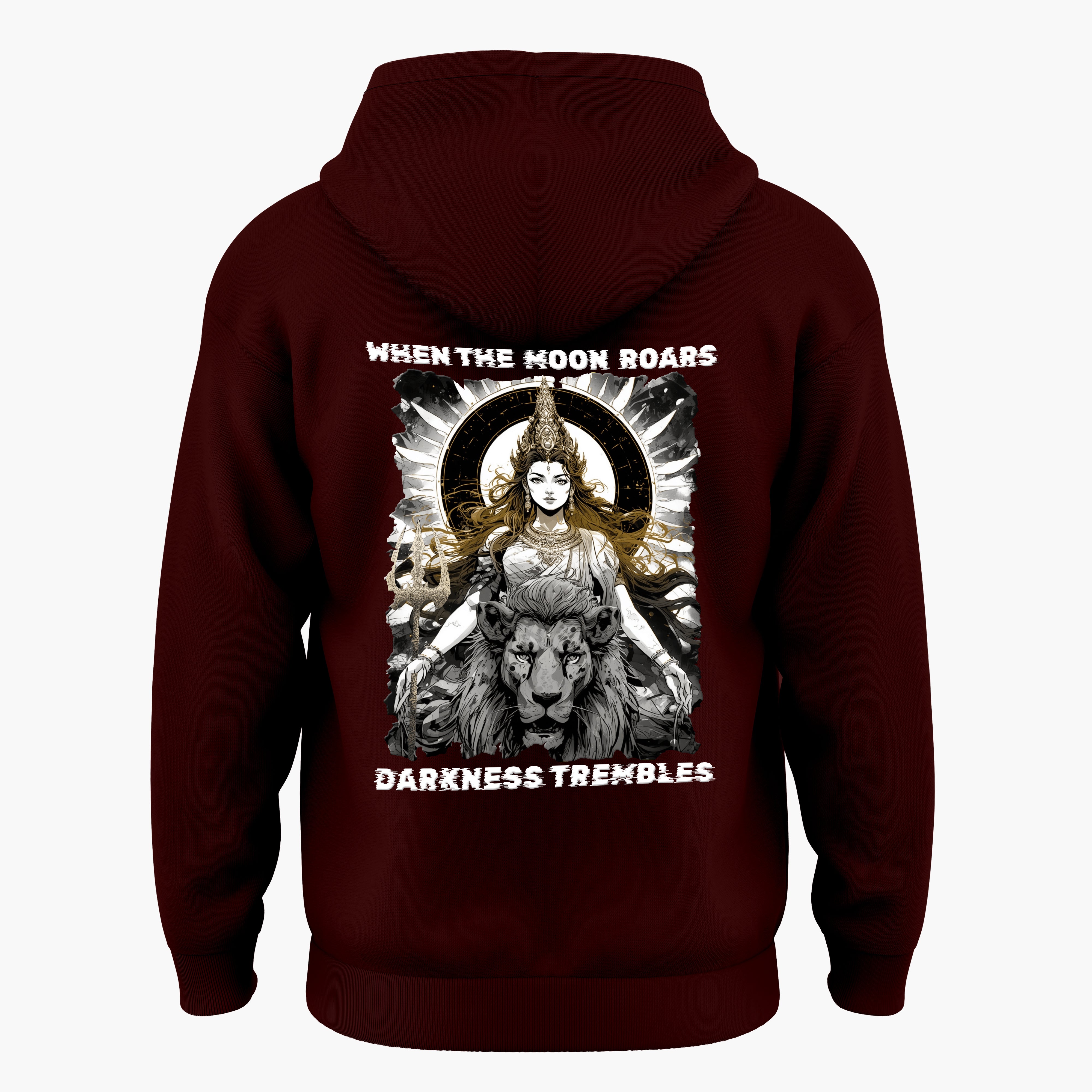 The Cosmic Nine - Lunar Fury Hoodie Back Print