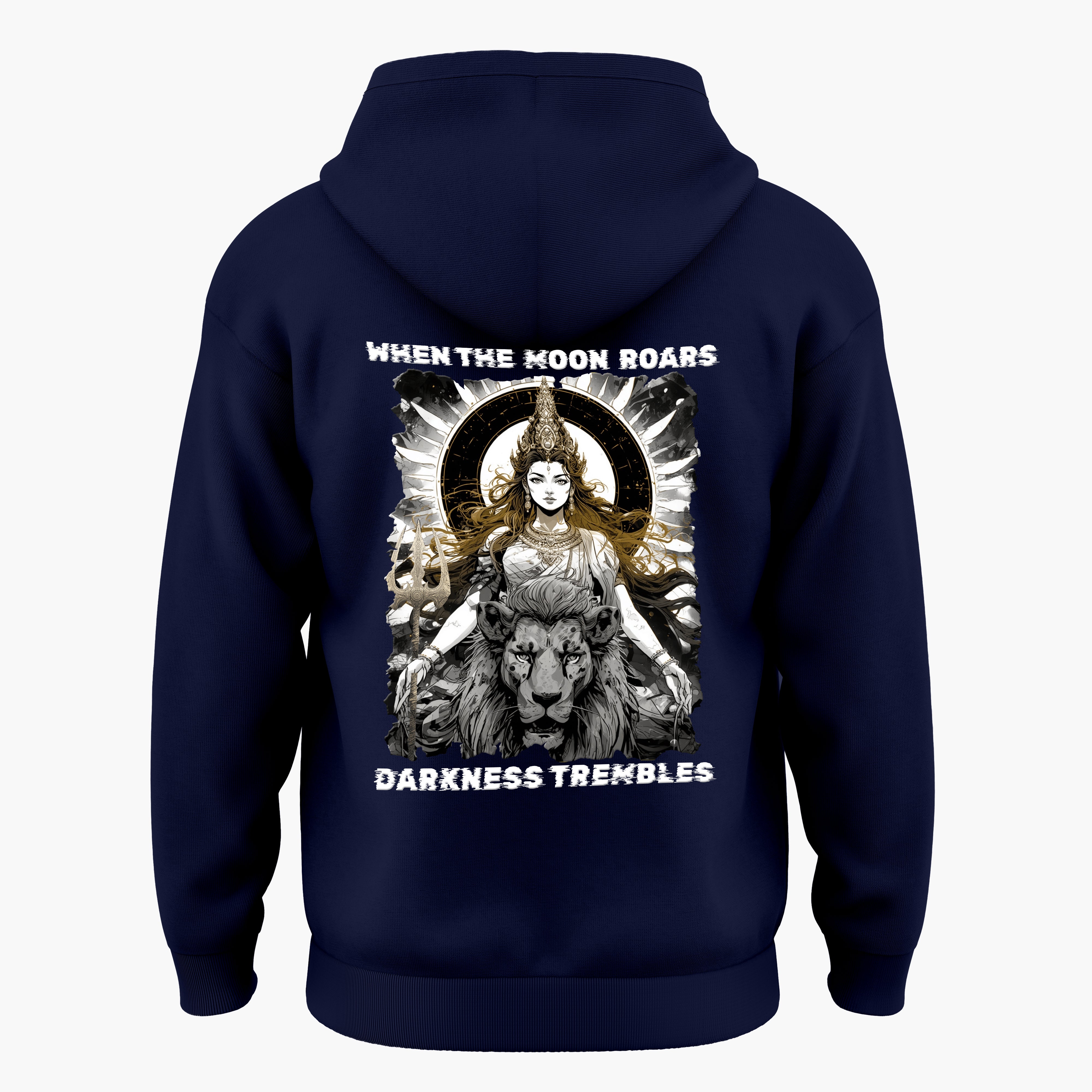 The Cosmic Nine - Lunar Fury Hoodie Back Print