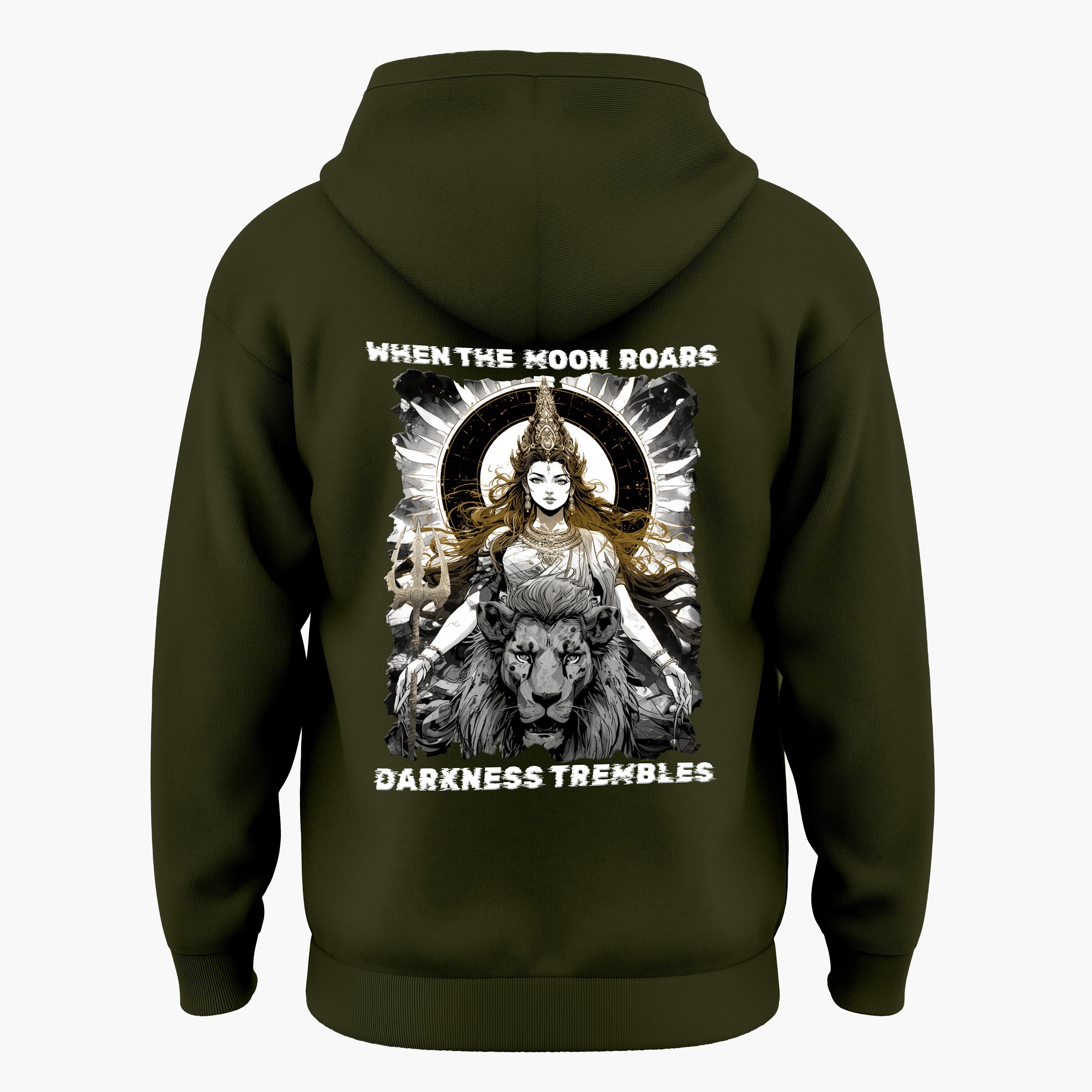 The Cosmic Nine - Lunar Fury Hoodie Back Print