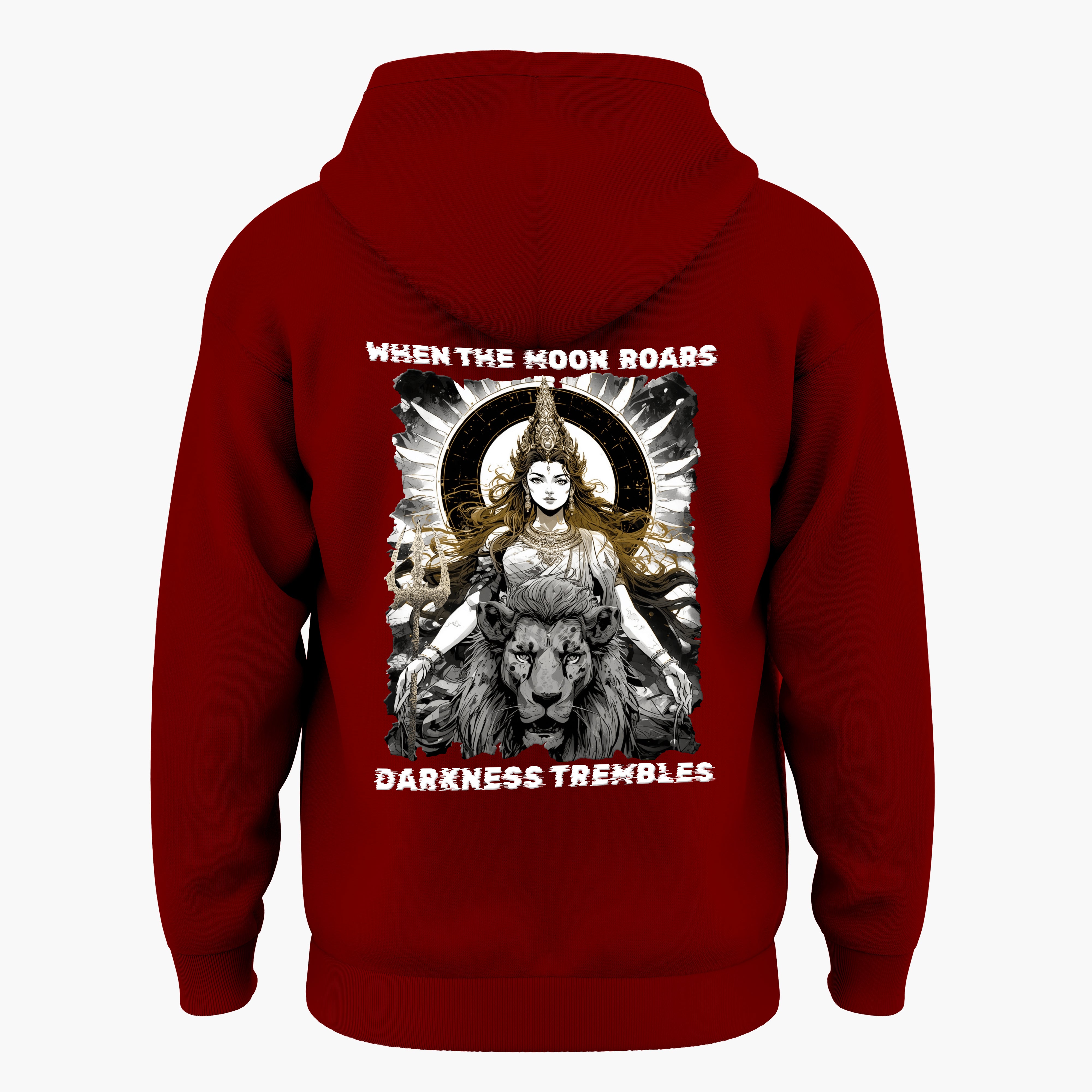 The Cosmic Nine - Lunar Fury Hoodie Back Print