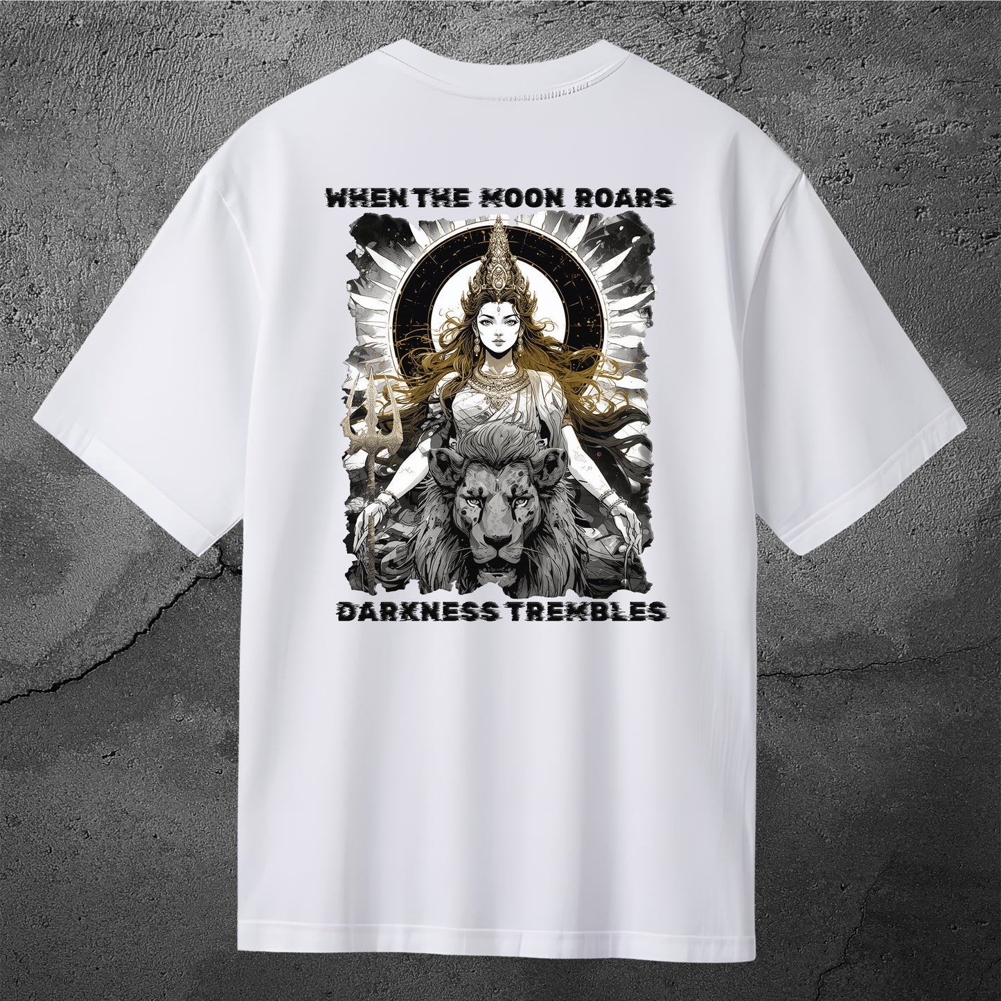 The Cosmic Nine - Lunar Fury Oversized Back Print