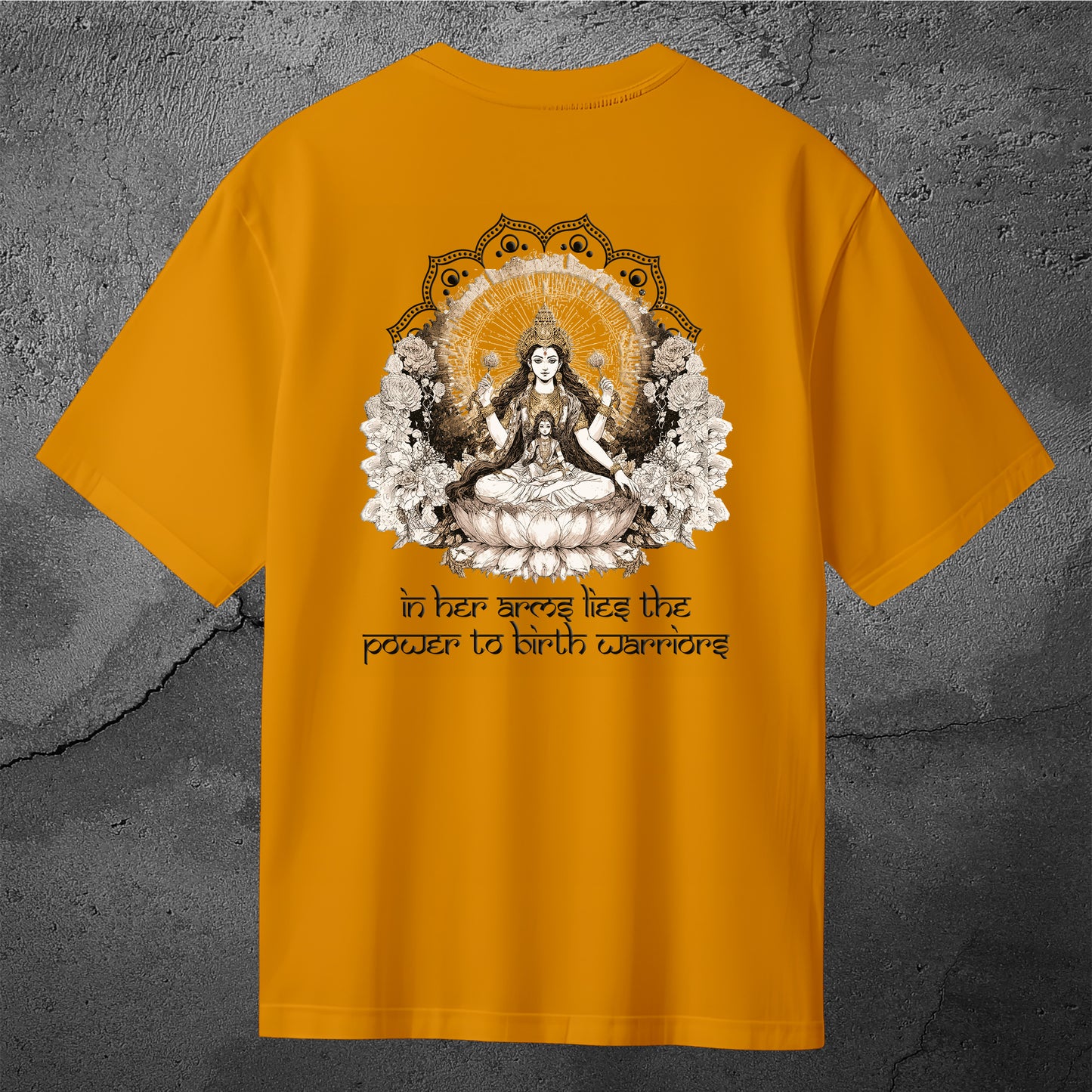 The Cosmic Nine - Divine Nurturer Oversized Back Print