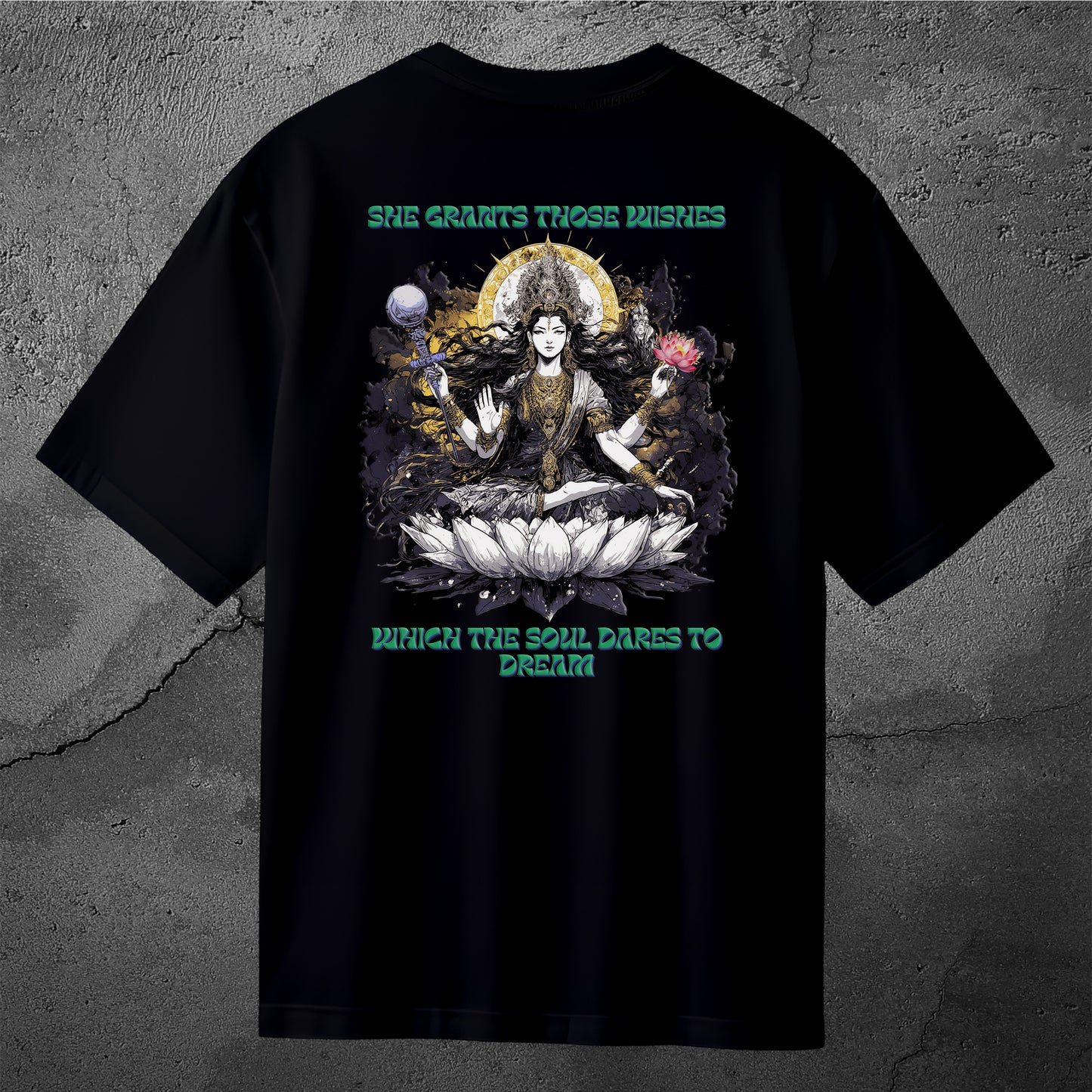 The Cosmic Nine - Celestial Grace Oversized Back Print