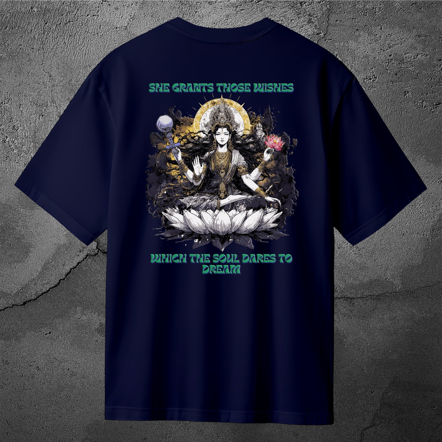 The Cosmic Nine - Celestial Grace Oversized Back Print