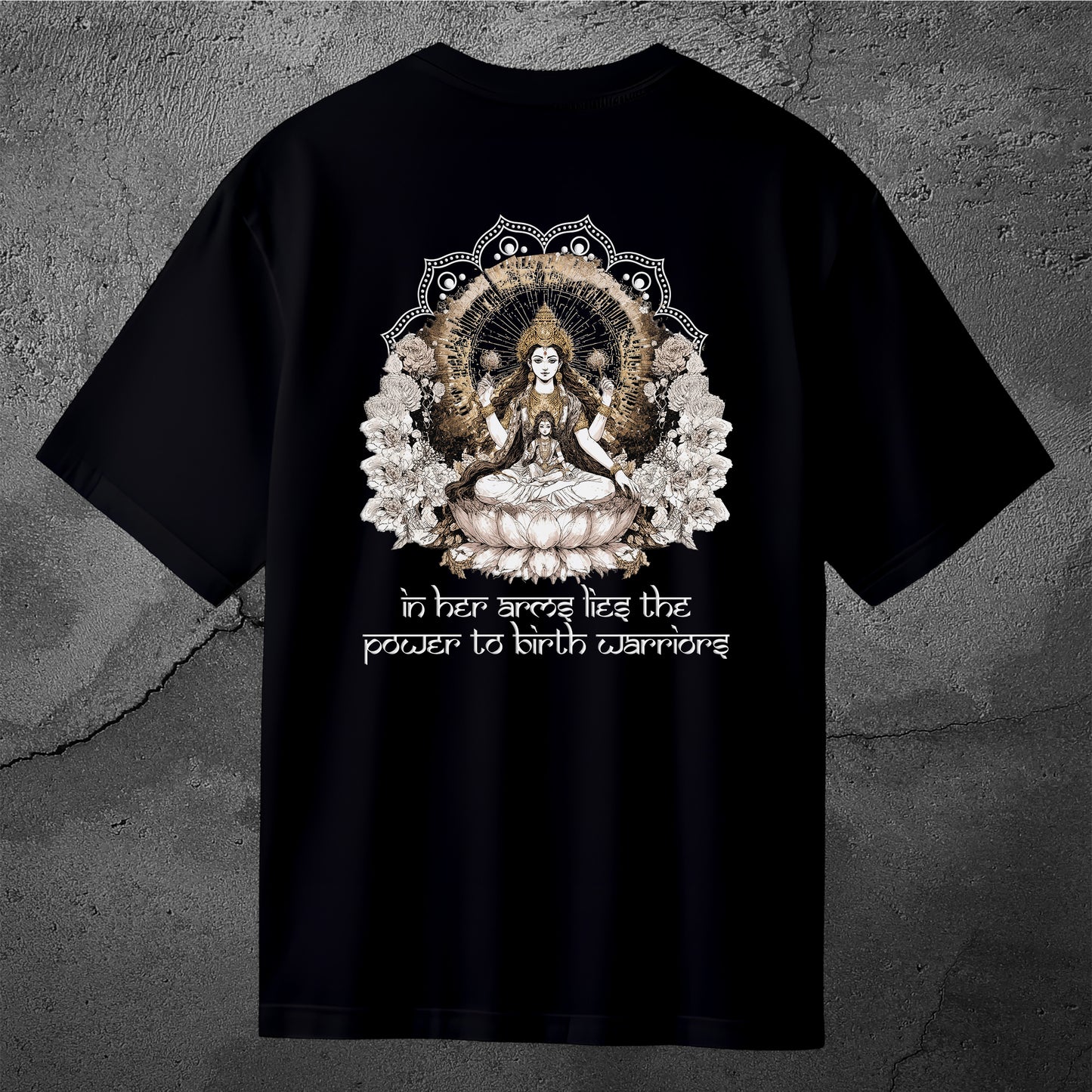 The Cosmic Nine - Divine Nurturer Oversized Back Print