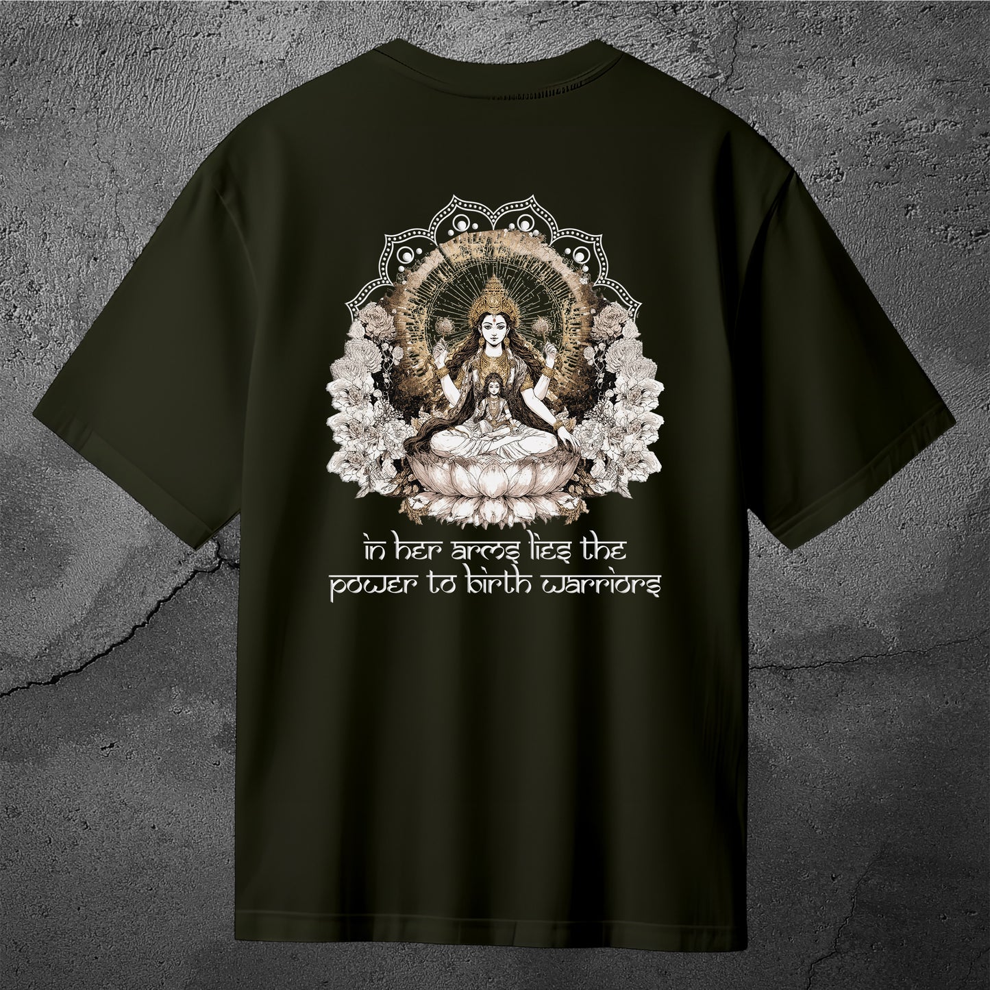 The Cosmic Nine - Divine Nurturer Oversized Back Print