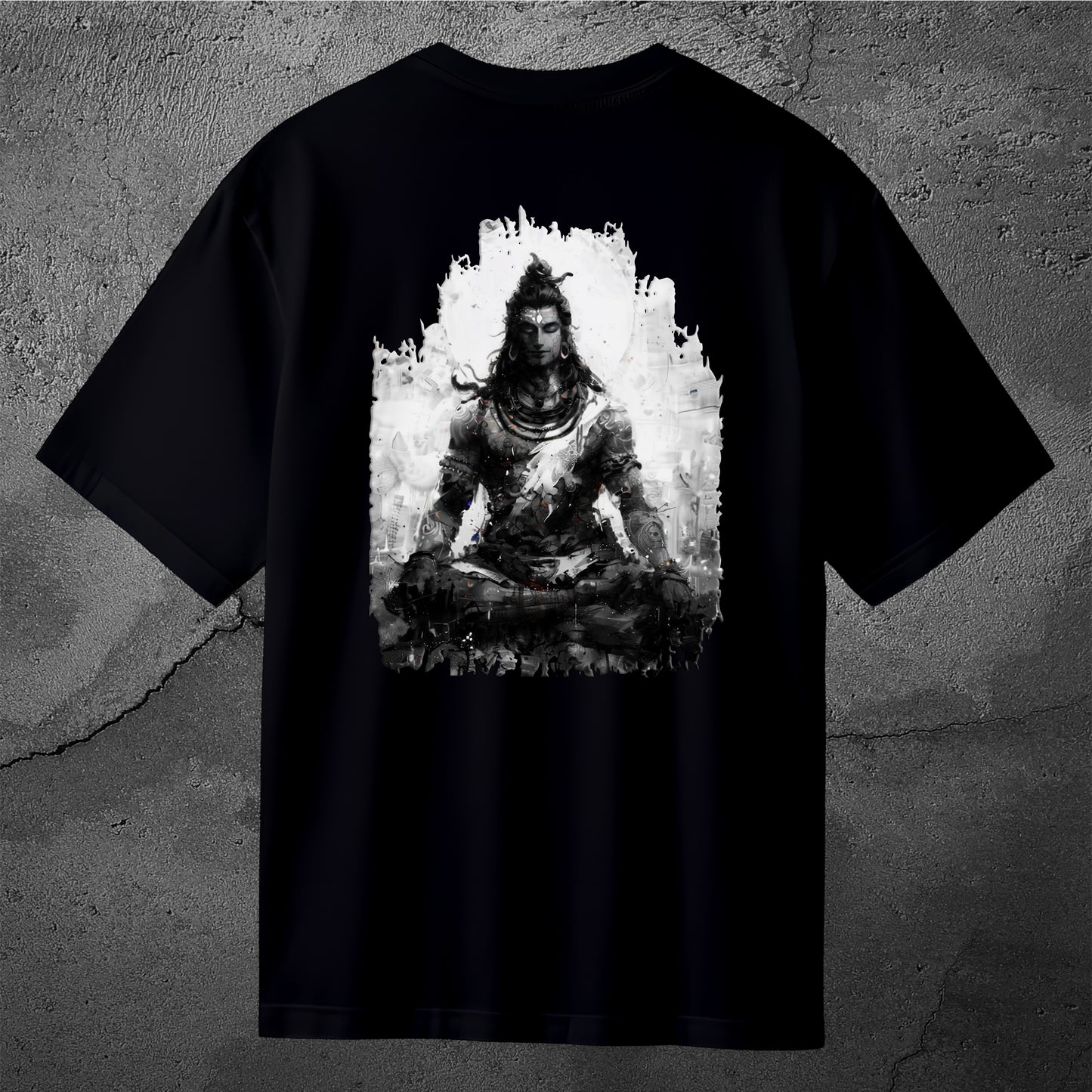 The Māhādev Collection - Bholenath I Oversized Back Print