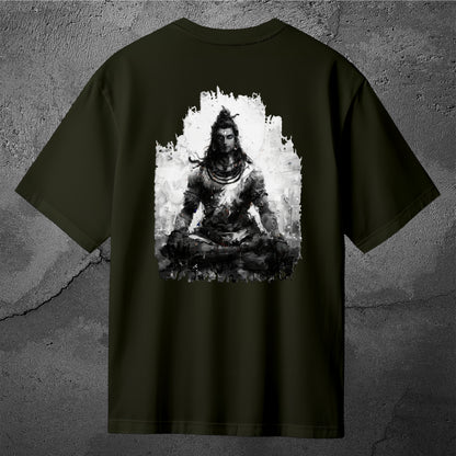 The Māhādev Collection - Bholenath I Oversized Back Print