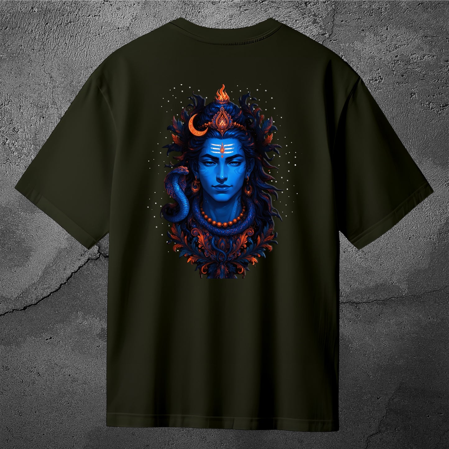 The Māhādev Collection - Omkareshwar I Oversized Back Print